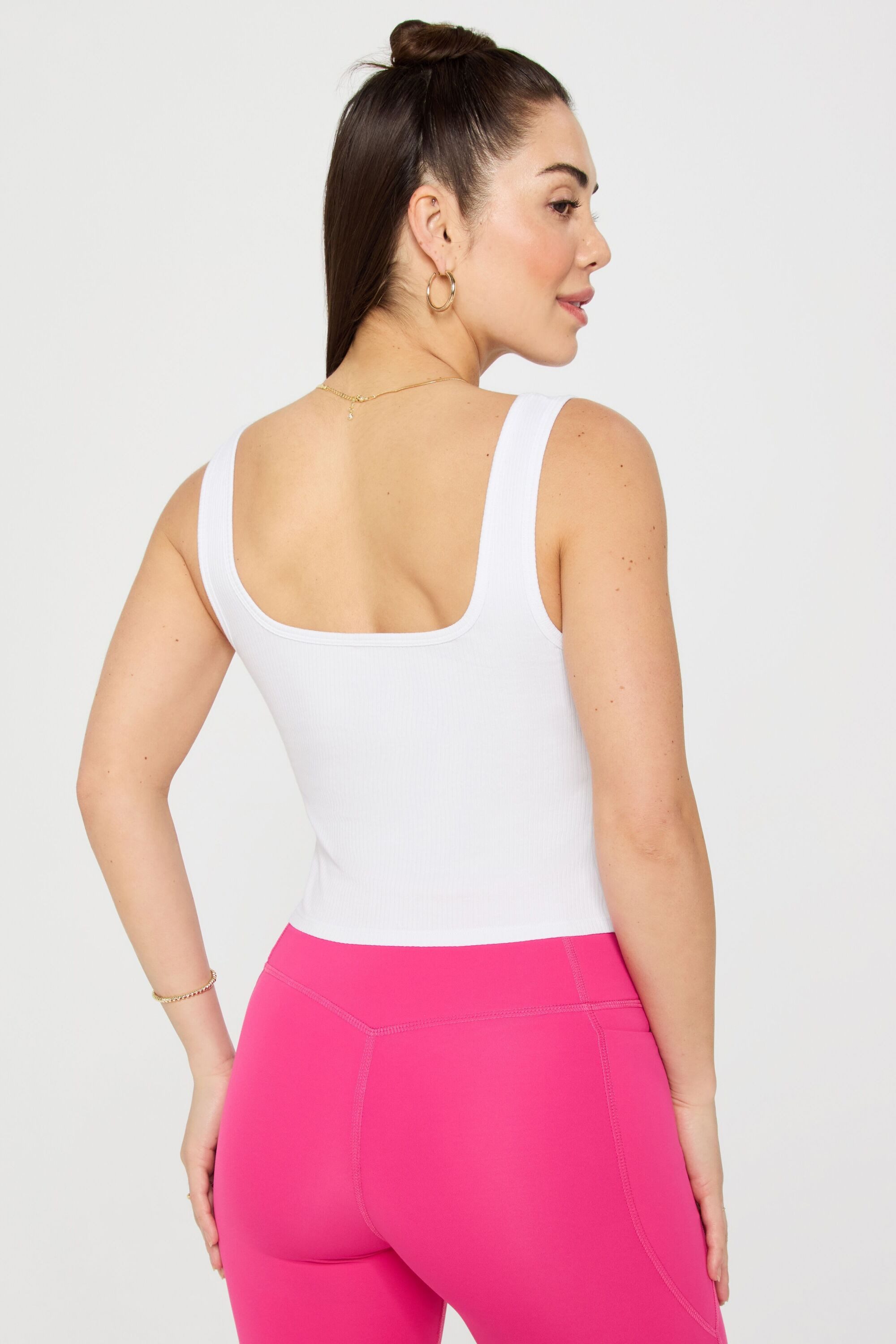 Fabletics Tanktop Daily Rib mit eckigem Ausschnitt