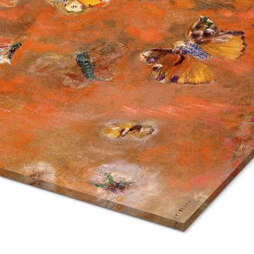 Posterlounge Acrylglasbild Odilon Redon, Beschwörung der Schmetterlinge, Malerei