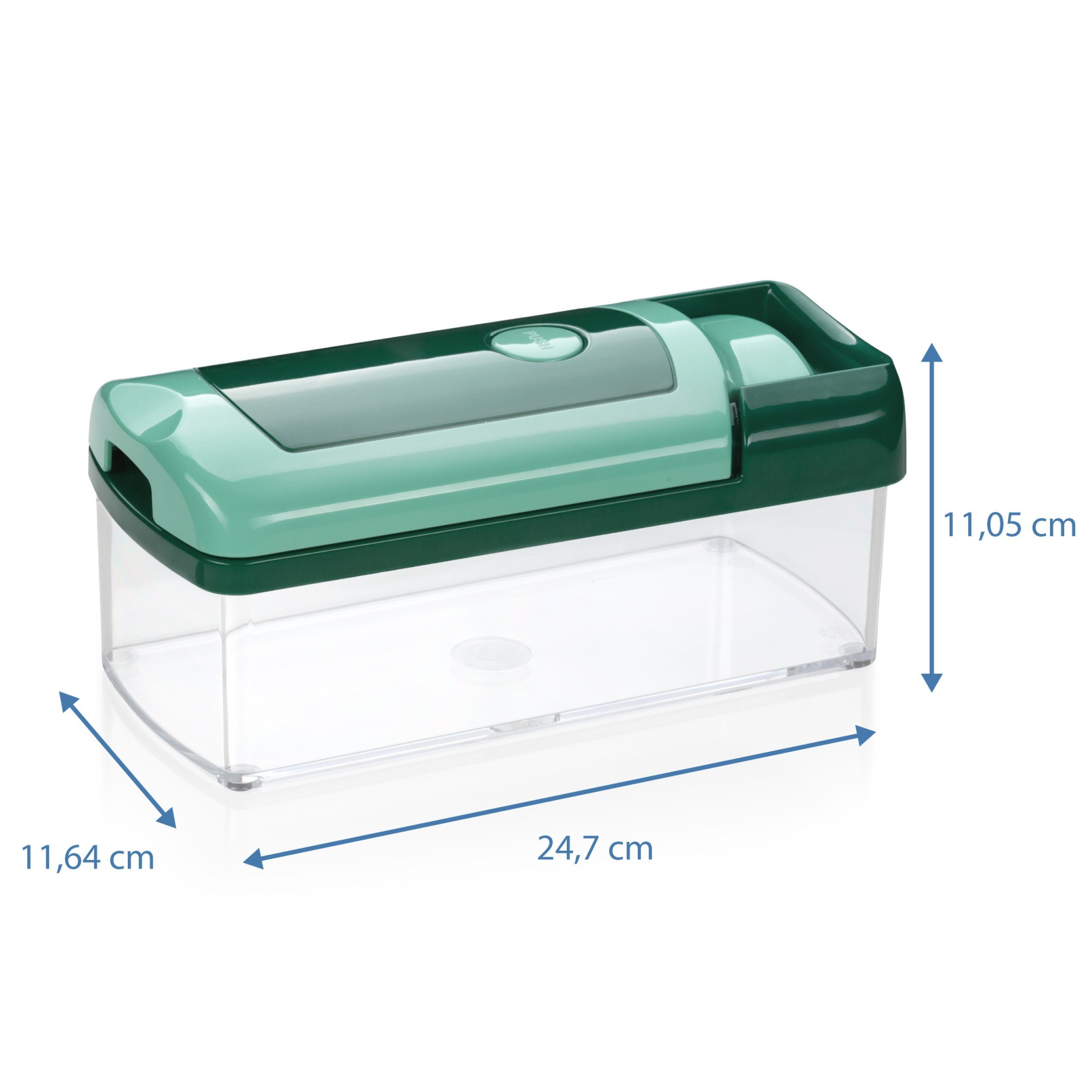 Genius Gemüseschneider Zerkleiner Nicer Dicer Fusion Smart Gemüsehobel manuell, Julietti Spiralschneider für Juliennes, Würfel – Bild 5 von 5