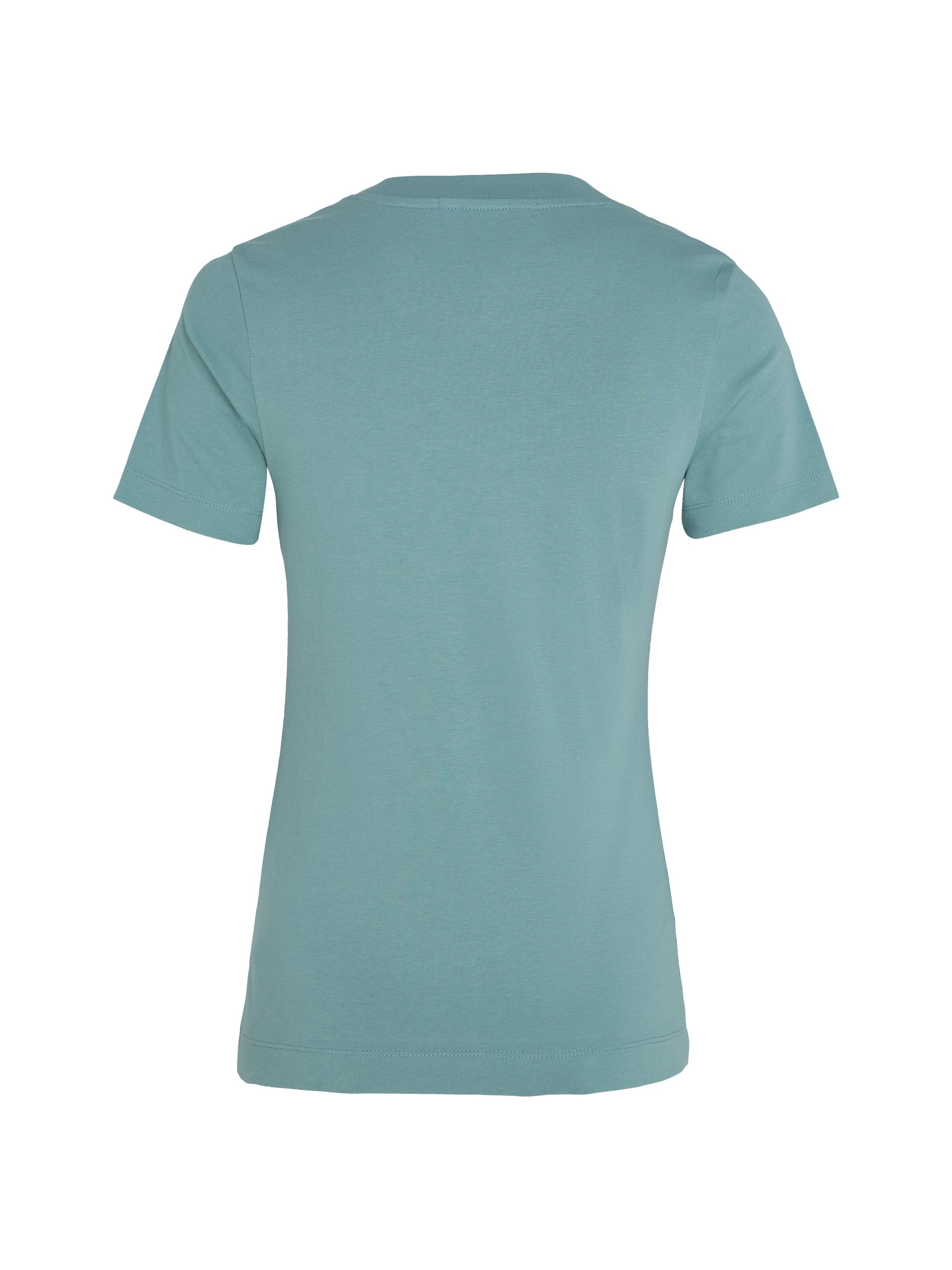 Calvin Klein T-Shirt mit MONOLOGO TEE SLIM FIT blau Jeans Logodruck