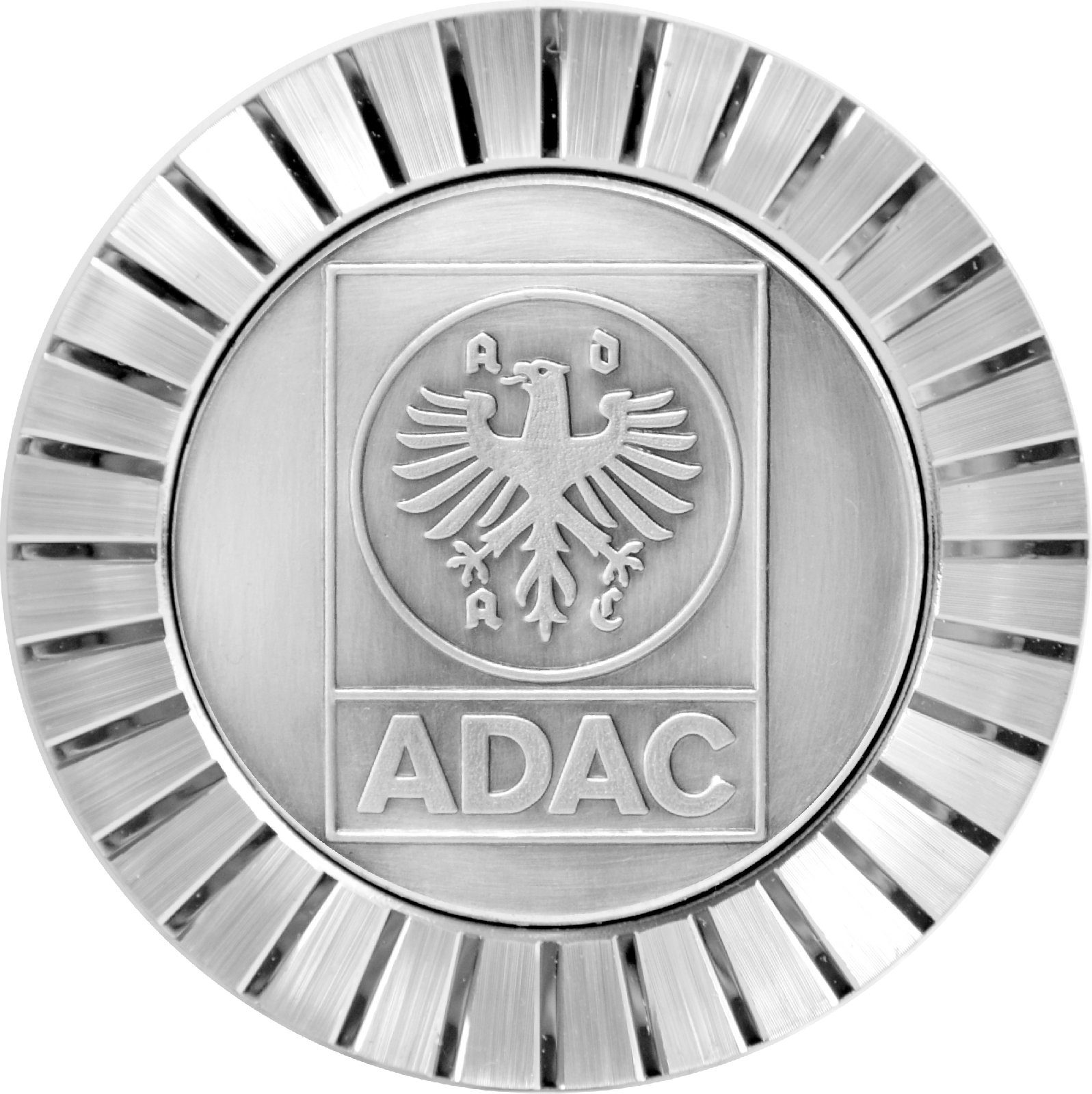 HR Autocomfort Typenschild Historisches 1974 ADAC Kühlergrill Relief Metall Plakette Medaille + Halter Schrauben