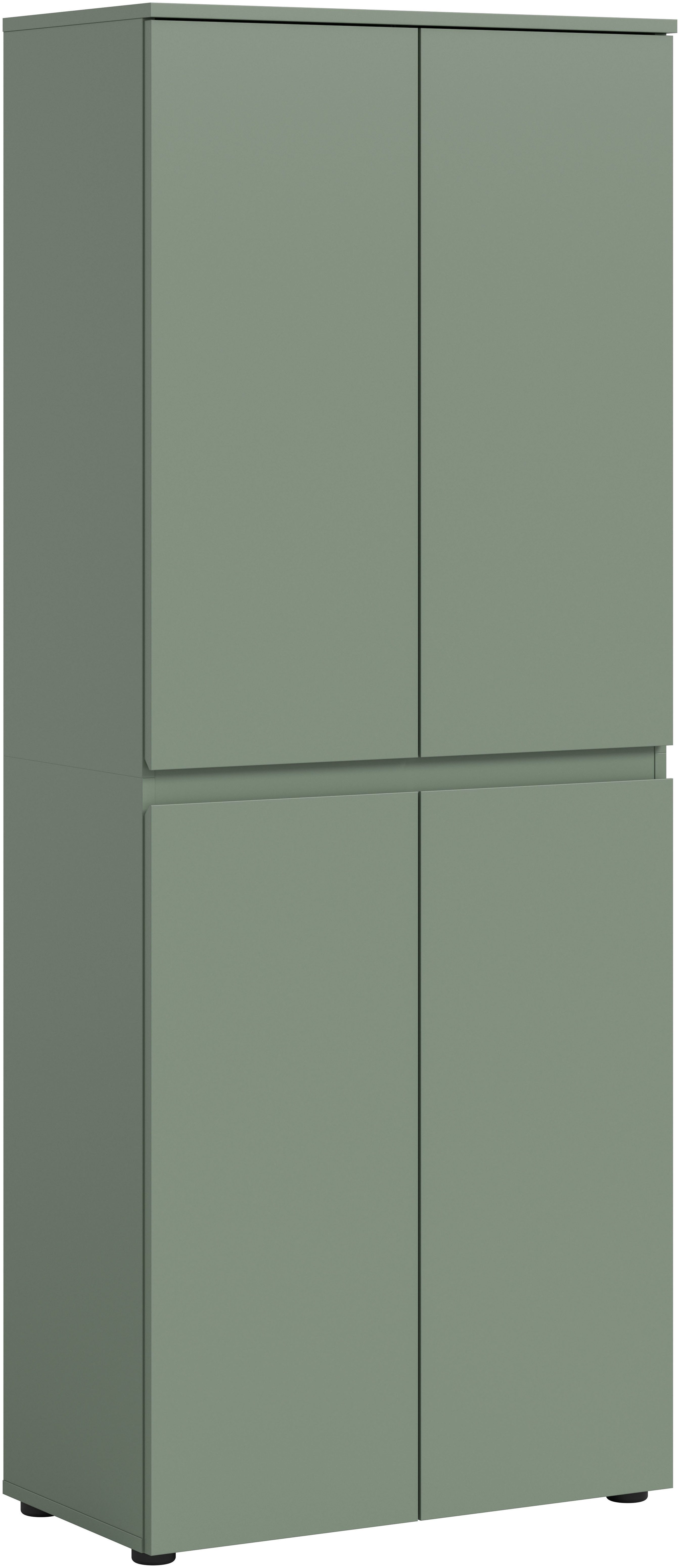 Home affaire Mehrzweckschrank CIPELA, 70x175 cm, viel Stauraum, variable Einlegeböden, Kleiderstange (1-St., in vielen verschiedenen Trendfarben verfügbar) Schuhschrank, Kleiderschrank, Universalschrank, Aktenschrank, Schrank