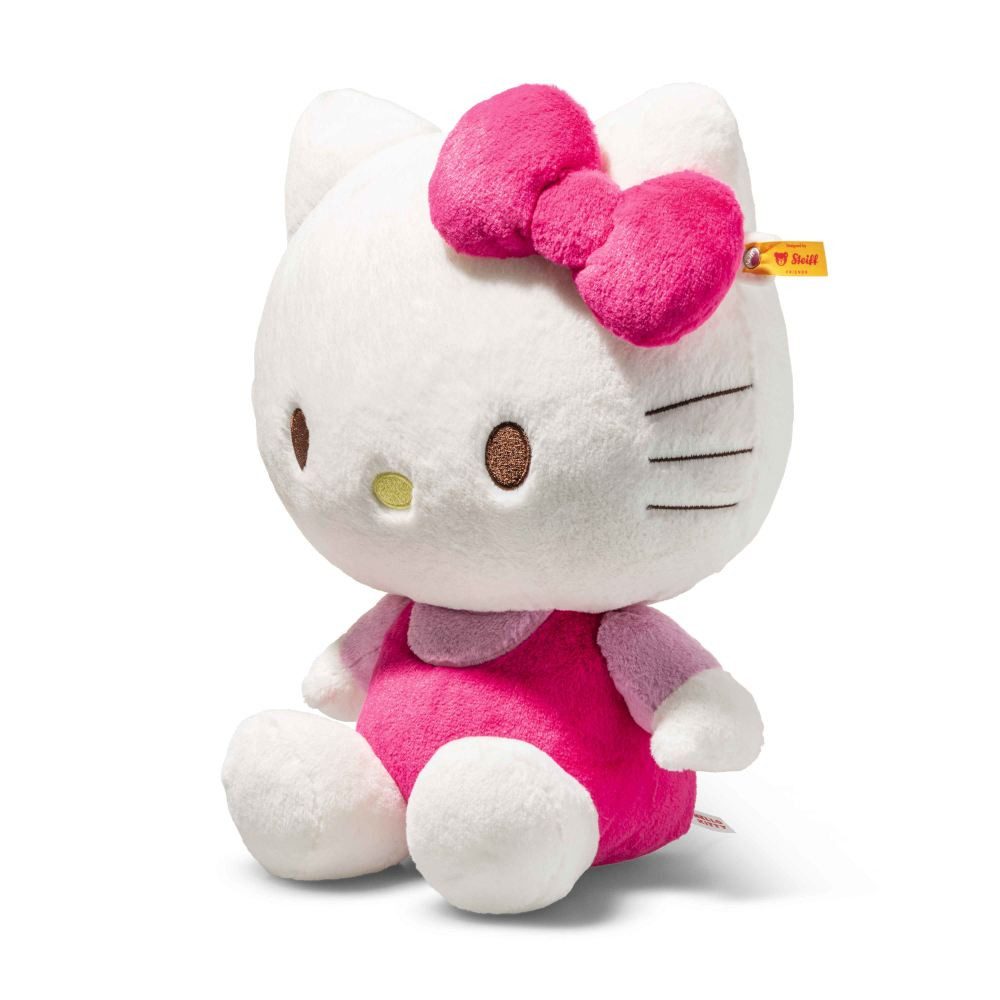 Steiff Kuscheltier Steiff Hello Kitty 30cm weiss sitzend 024788 Plüsch Stofftier