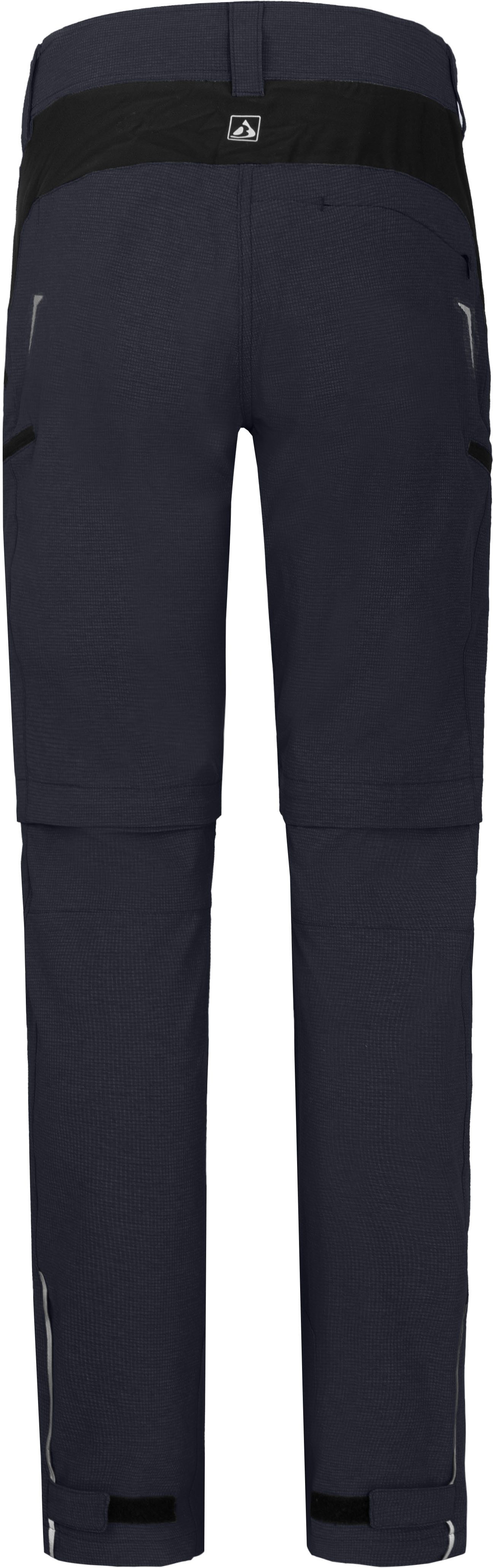 Bergson Outdoorhose VALLI zip-off Damen Radhose, robust elastisch, Normalgrößen, Nacht blau
