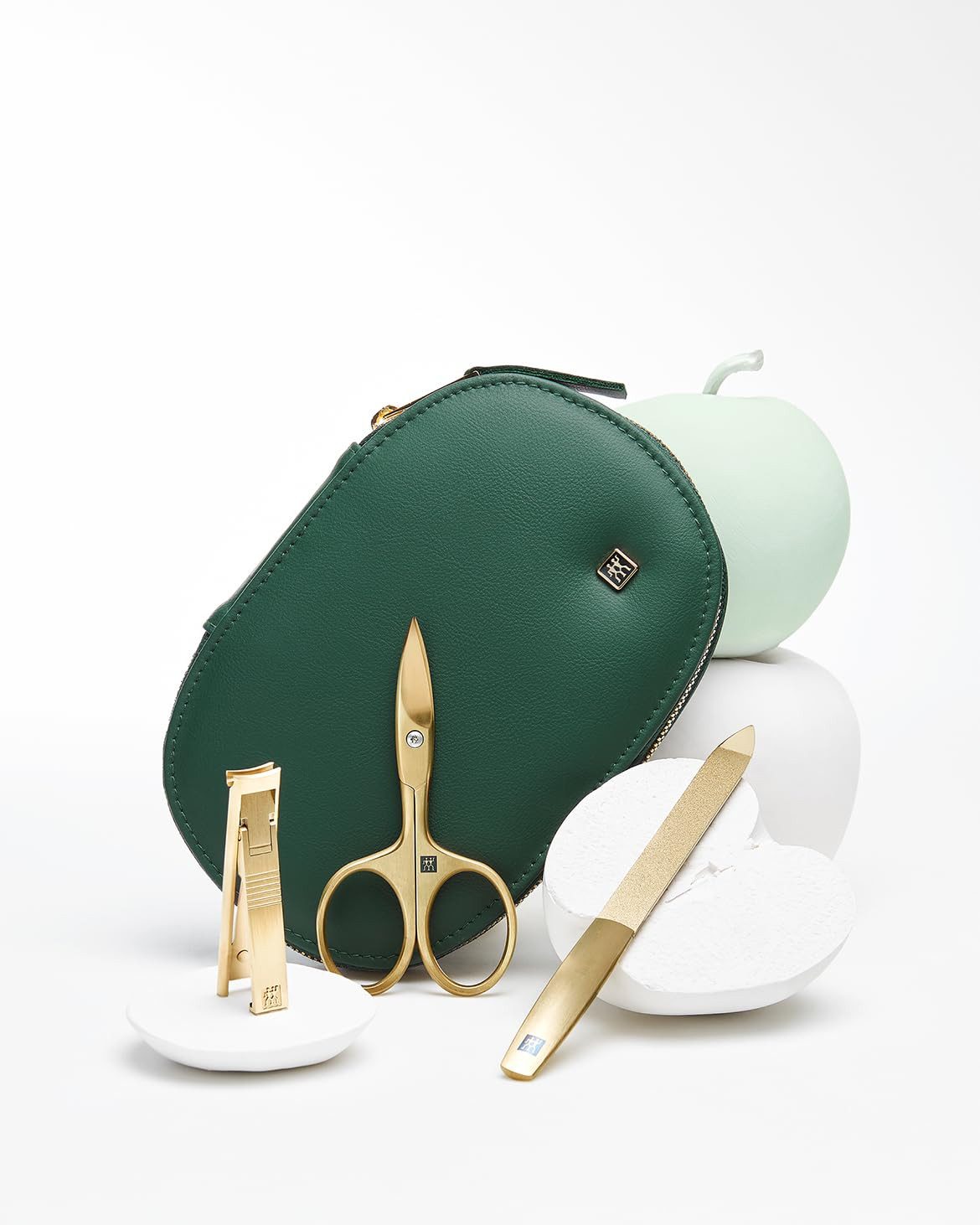 Zwilling Maniküre-Pediküre-Set Zwilling Premium Maniküre Set 6 tlg. vegan, grün Rostfreier Edelstahl, 6-tlg.