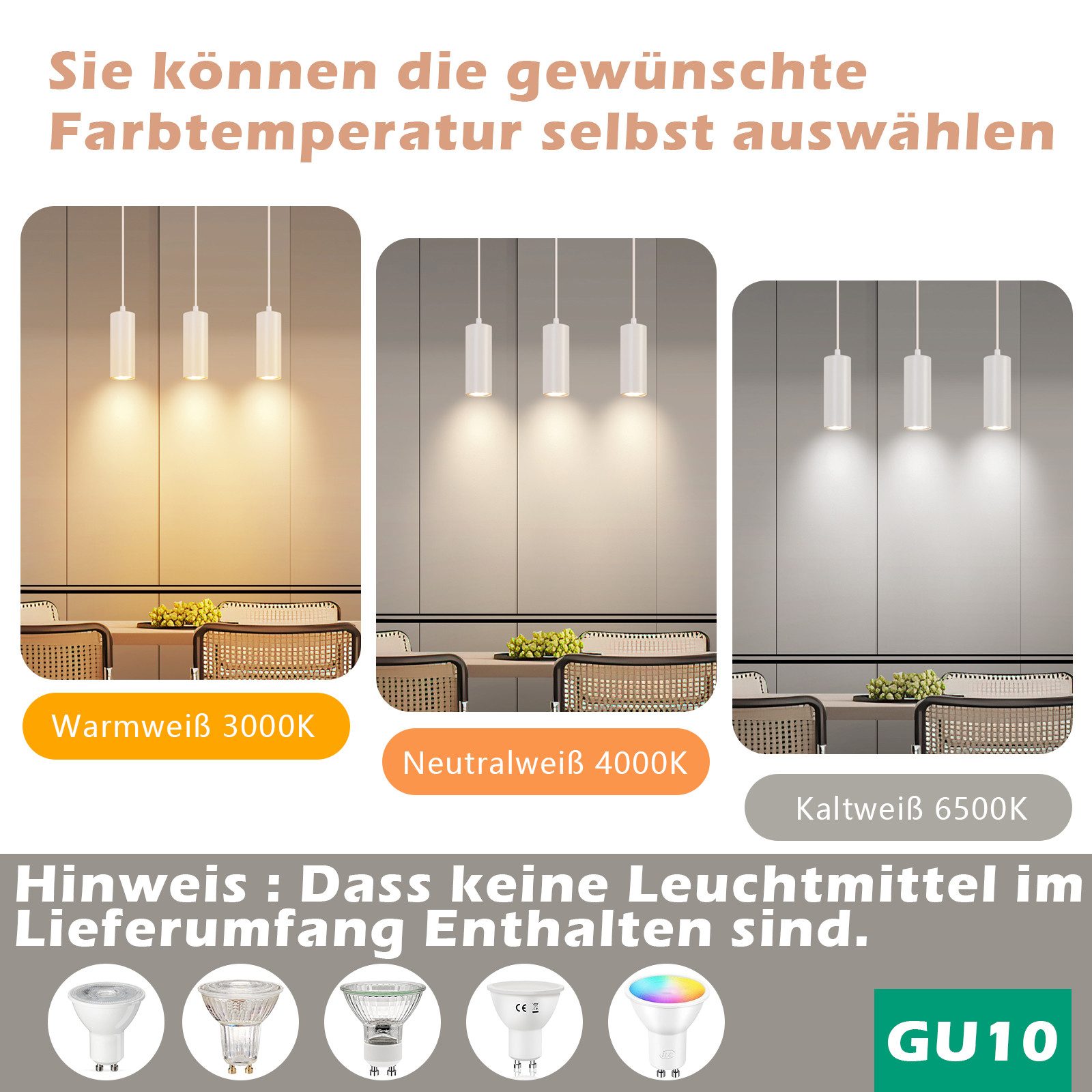 Nettlife Pendelleuchte Holz Vintage Weiß Esstisch günstig online kaufen