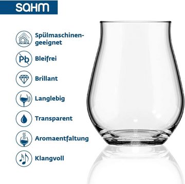 SAHM Gläser-Set Wassergläser Set 6 teilig 420ml - Biergläser