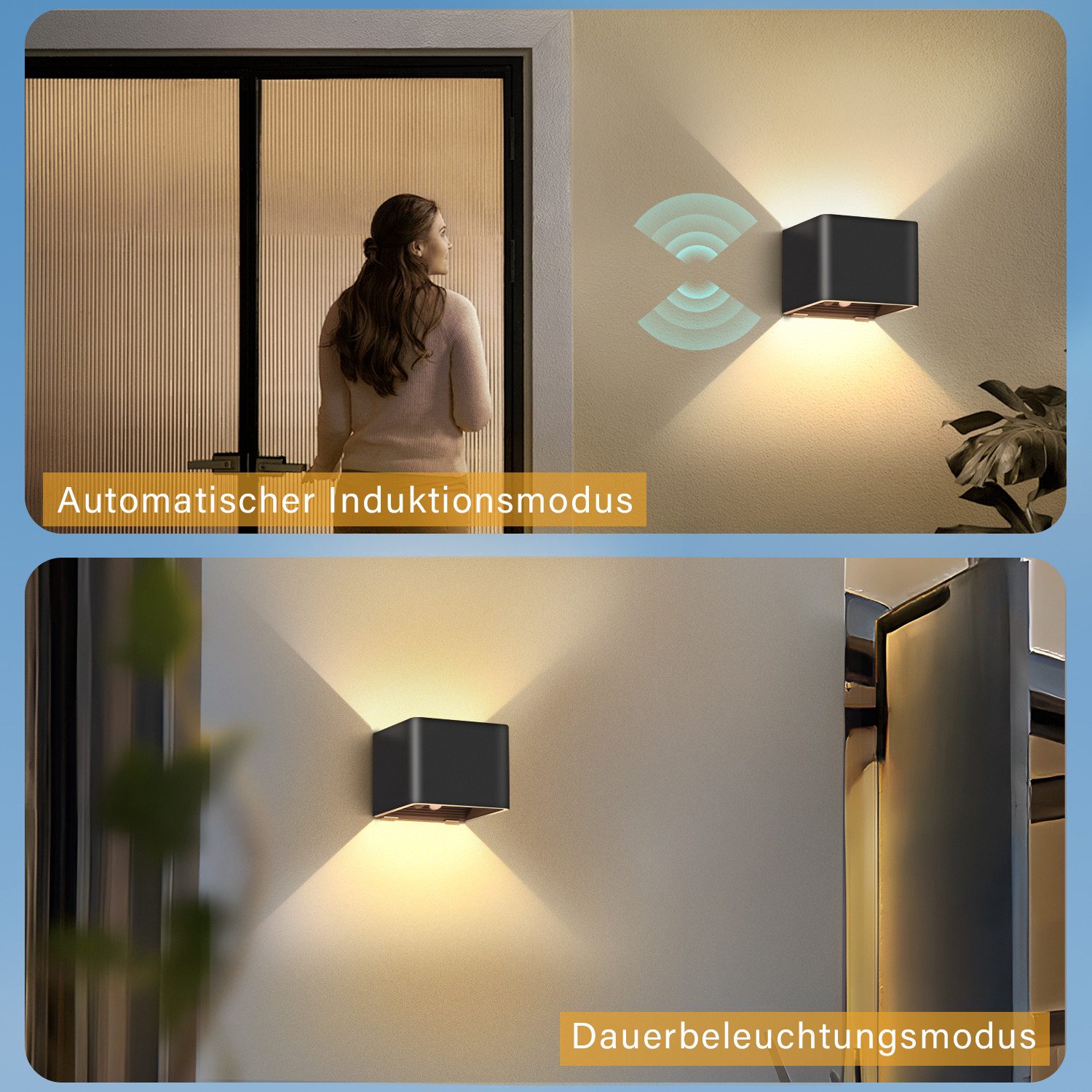 oyajia LED Wandleuchte Wandleuchte Innen, LED günstig online kaufen