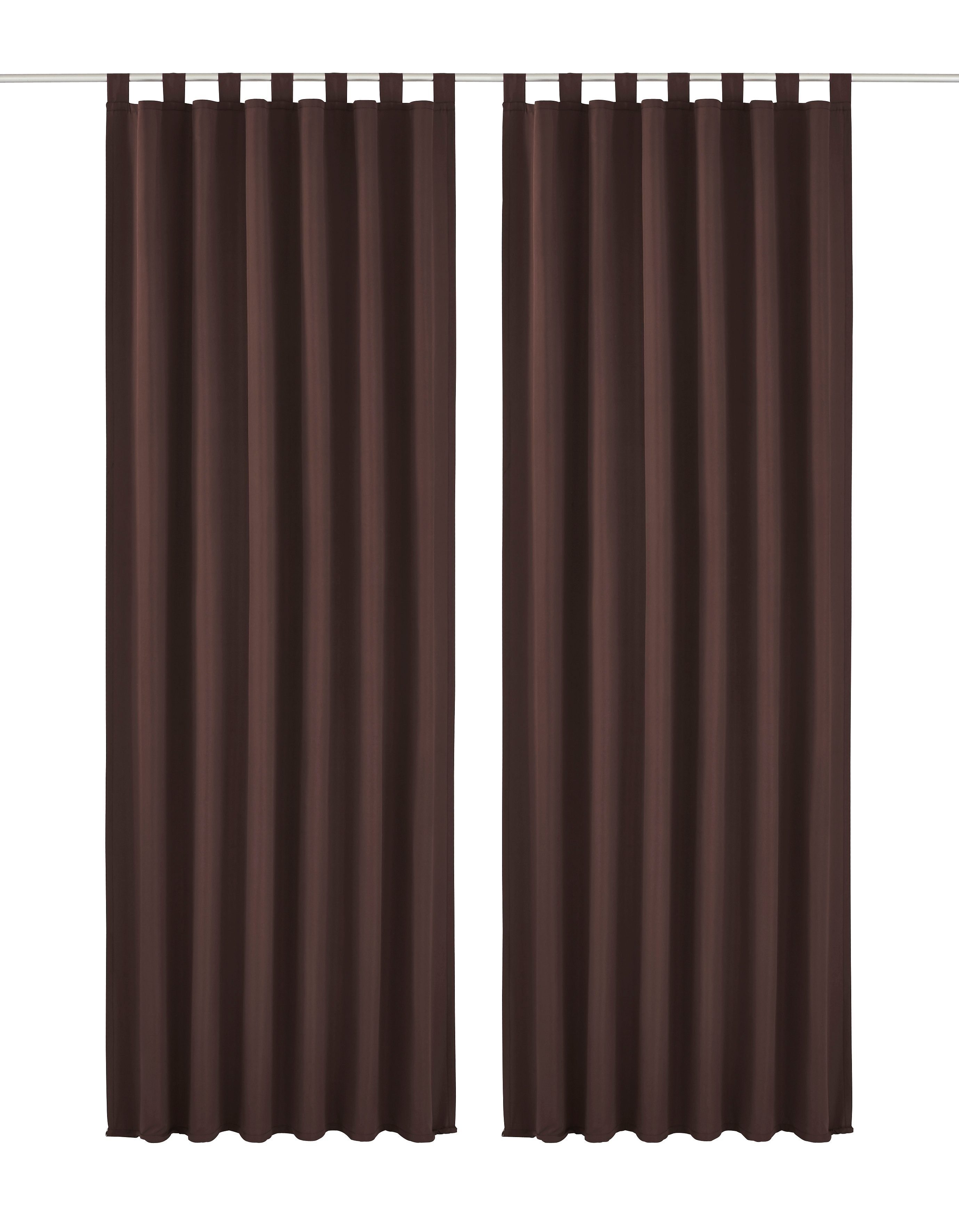 OTTO home Vorhang Raja (2 St), Schlaufen, blickdicht, Polyester, 2er-Set, B günstig online kaufen