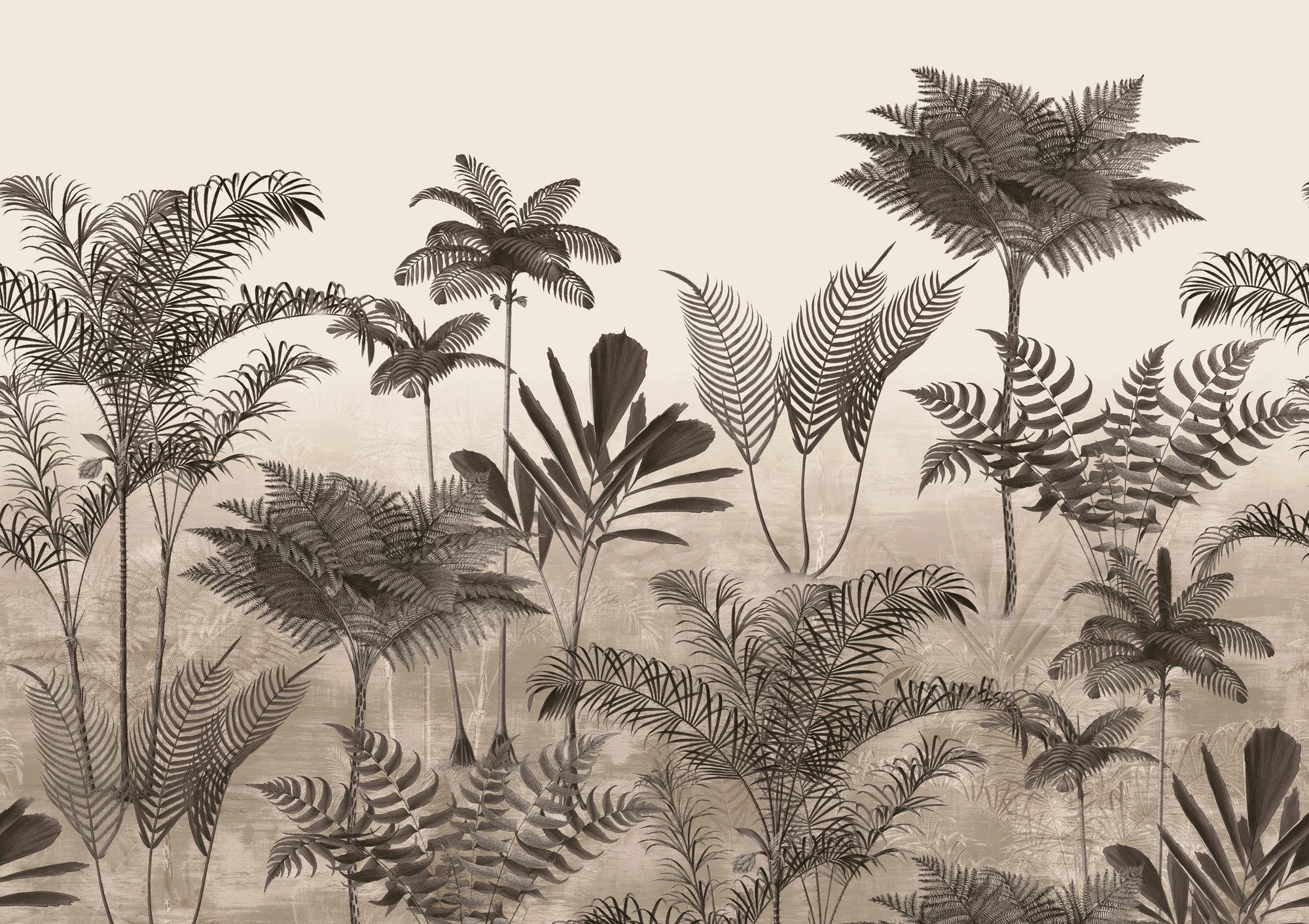 Rasch Fototapete mit tropischem Palmen, glatt, tropisch, botanisch, (1 Rolle, 1 St), 300 cm x 424 cm