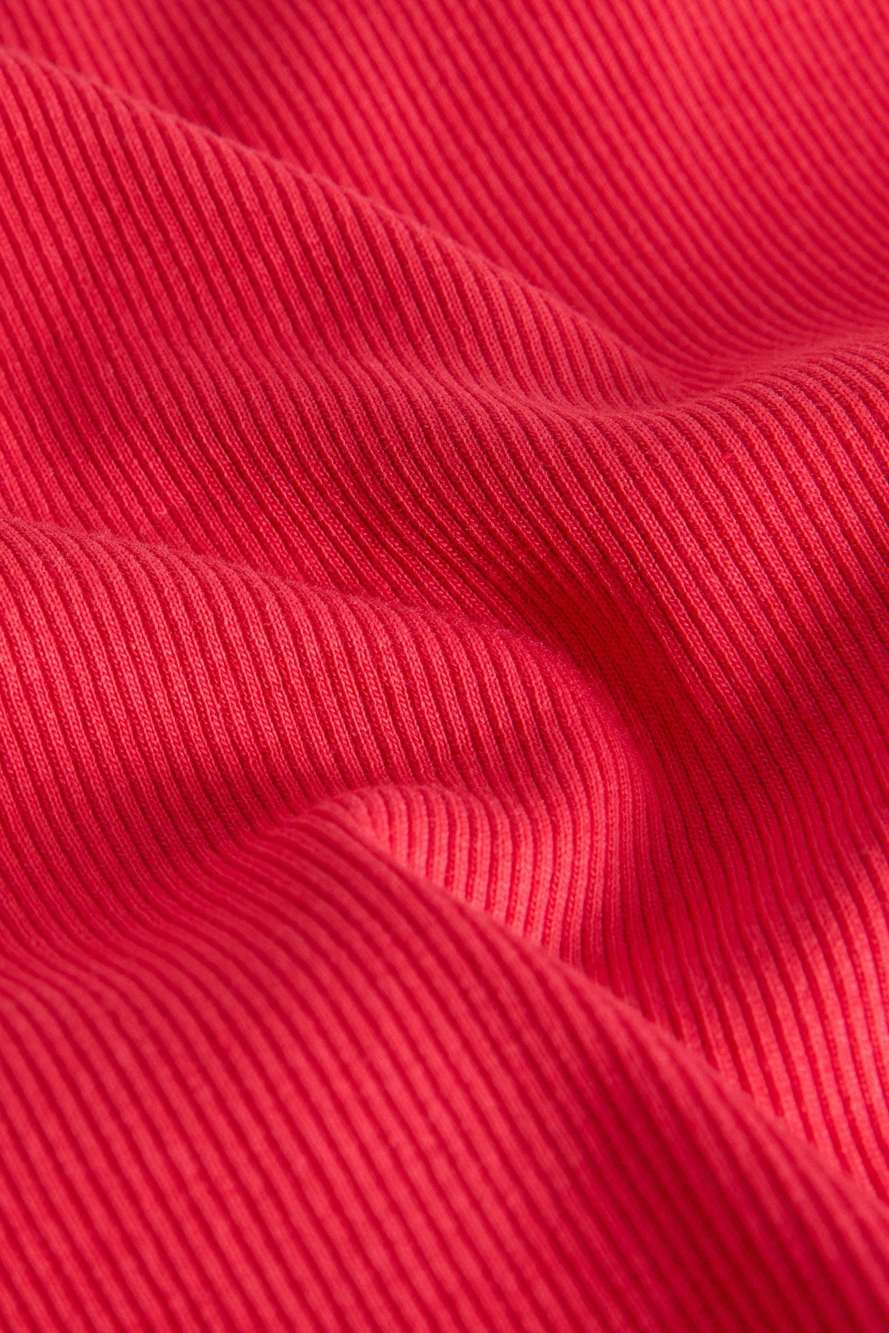 The Set V-Shirt The Set Geripptes Top mit Flügelärmeln, 3er-Pack (3-tlg)