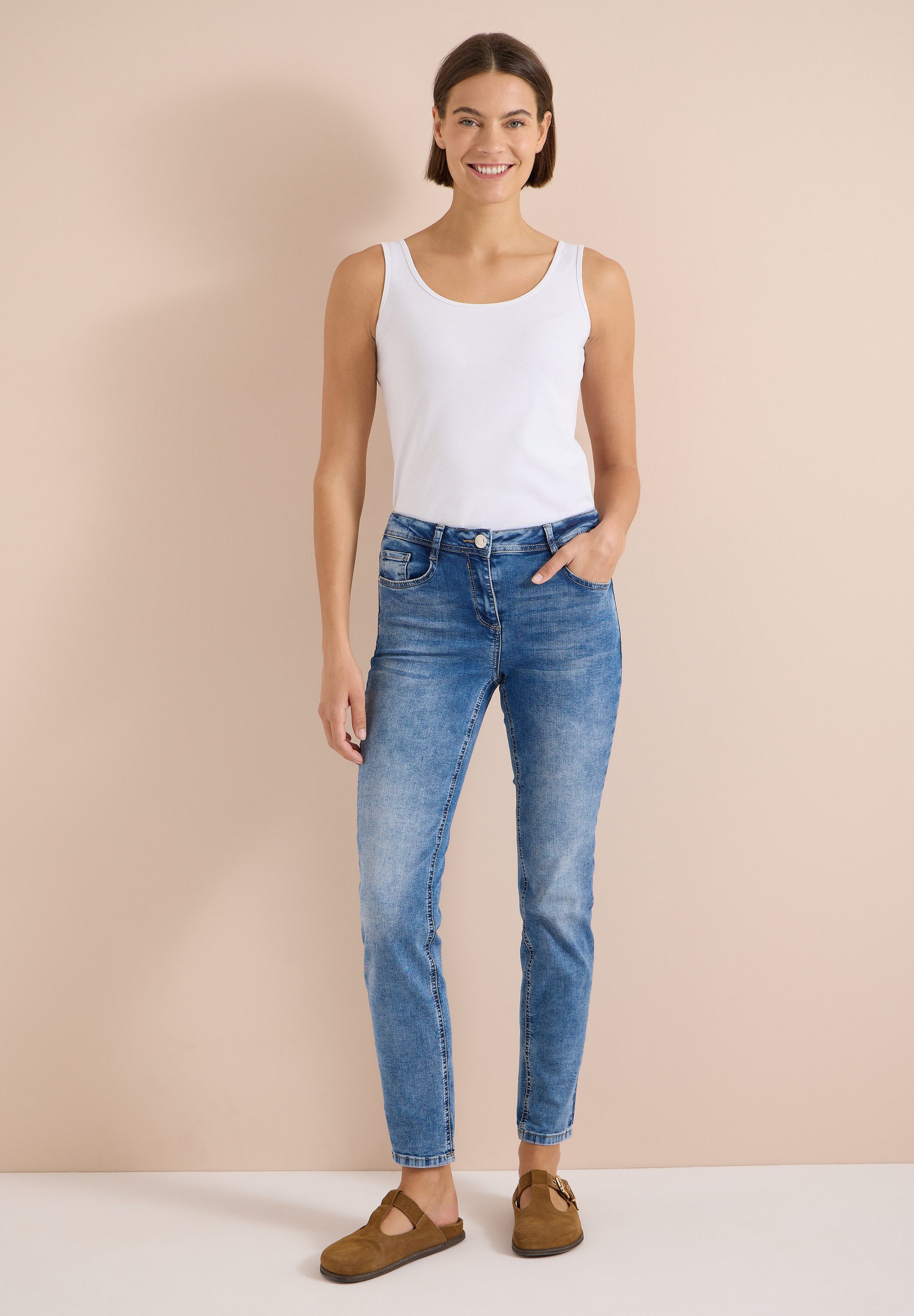 CECIL Slim-fit-Jeans 5-Pocket-Style – Bild 4 von 5