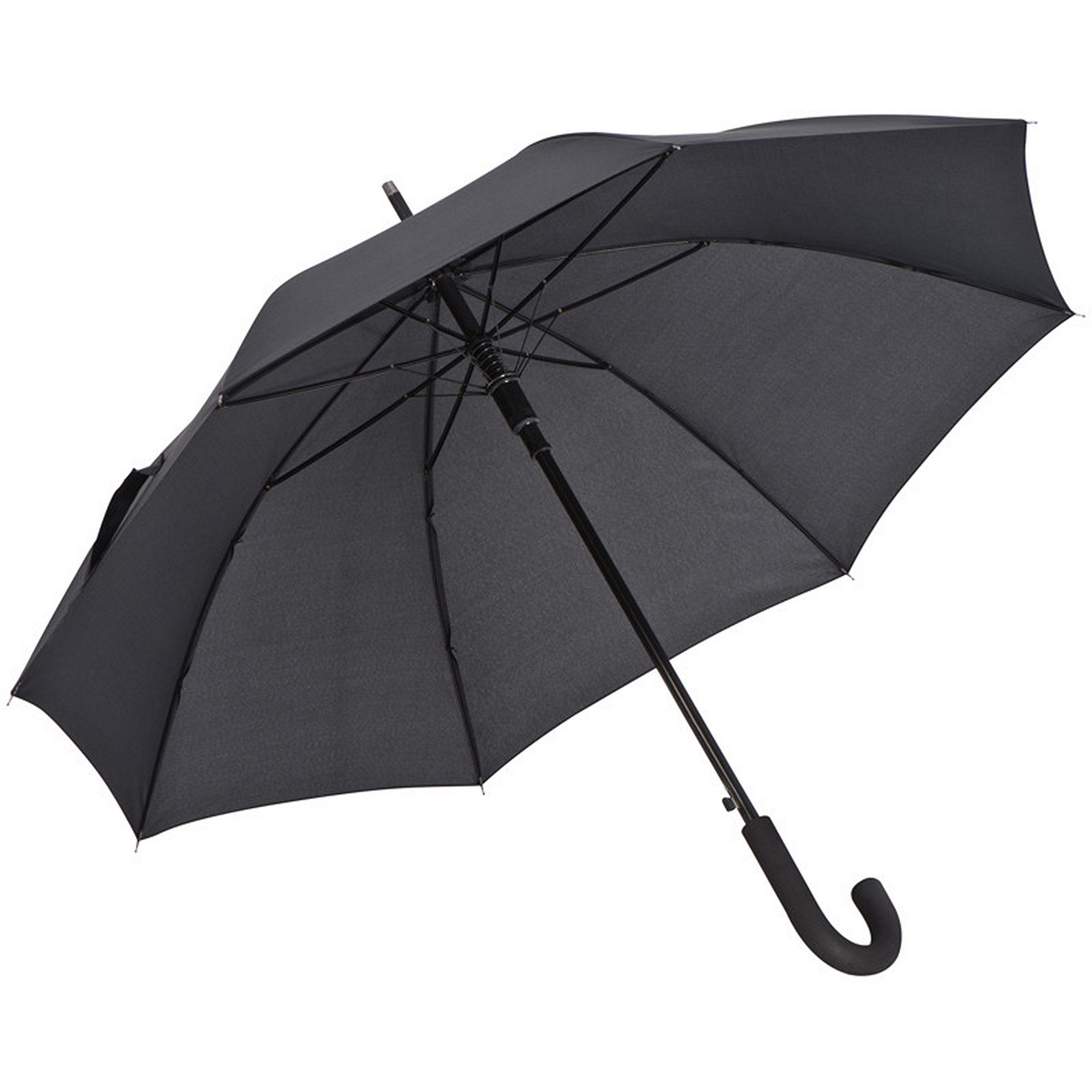 Macma Stockregenschirm Automatik-Regenschirm / mit Aluminiumschaft / Farbe: schwarz