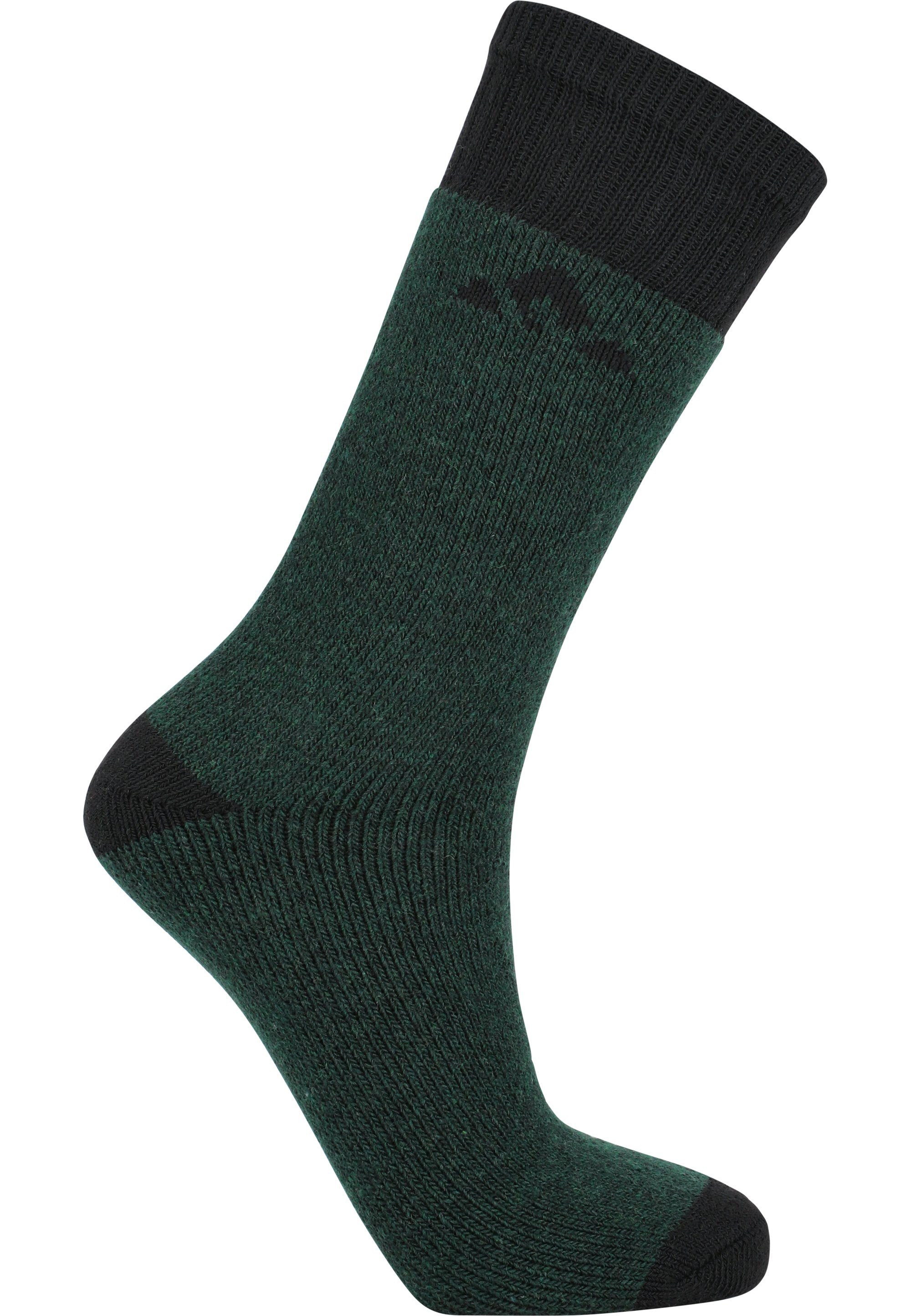 Socken Waverlou grün mit Funktion WHISTLER atmungsaktiver