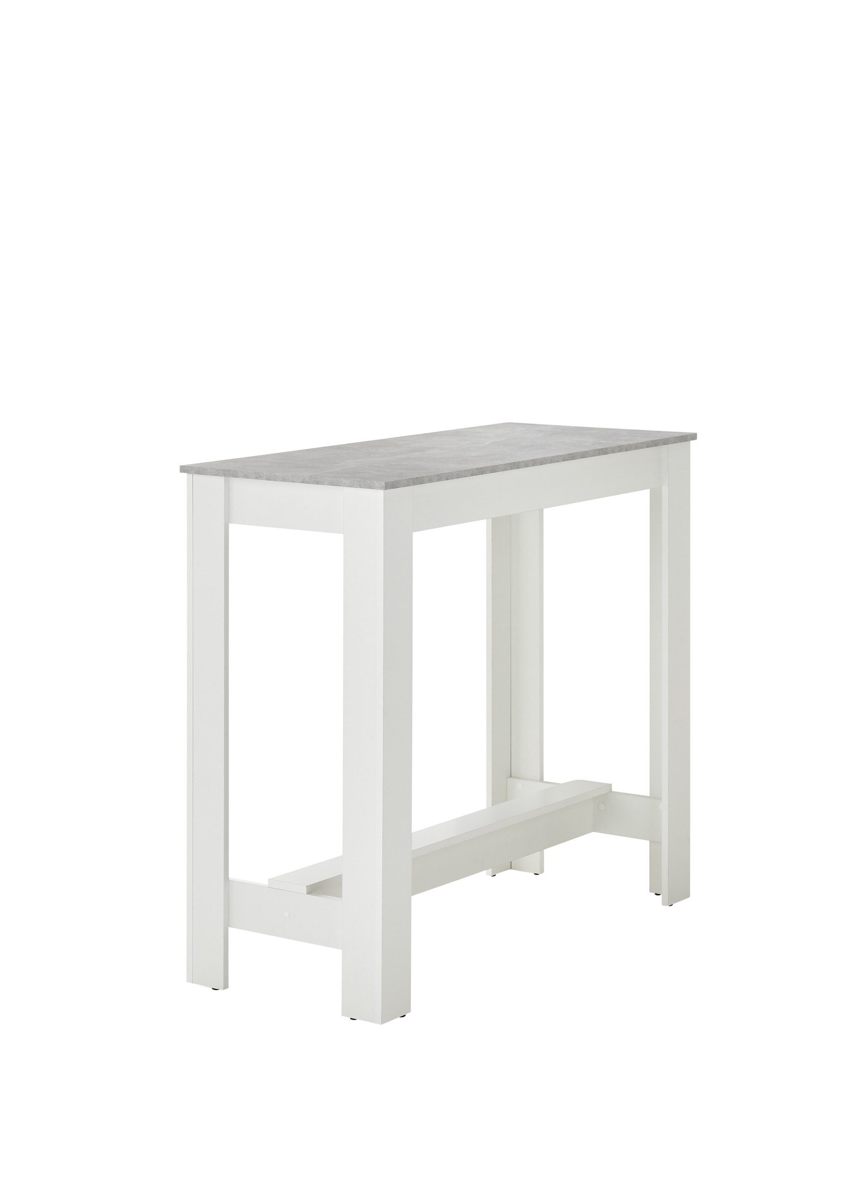 Stolkom Sp.z.o.o. Bartisch in beton Dekor, weiß - 115x103x50cm (BxHxT)