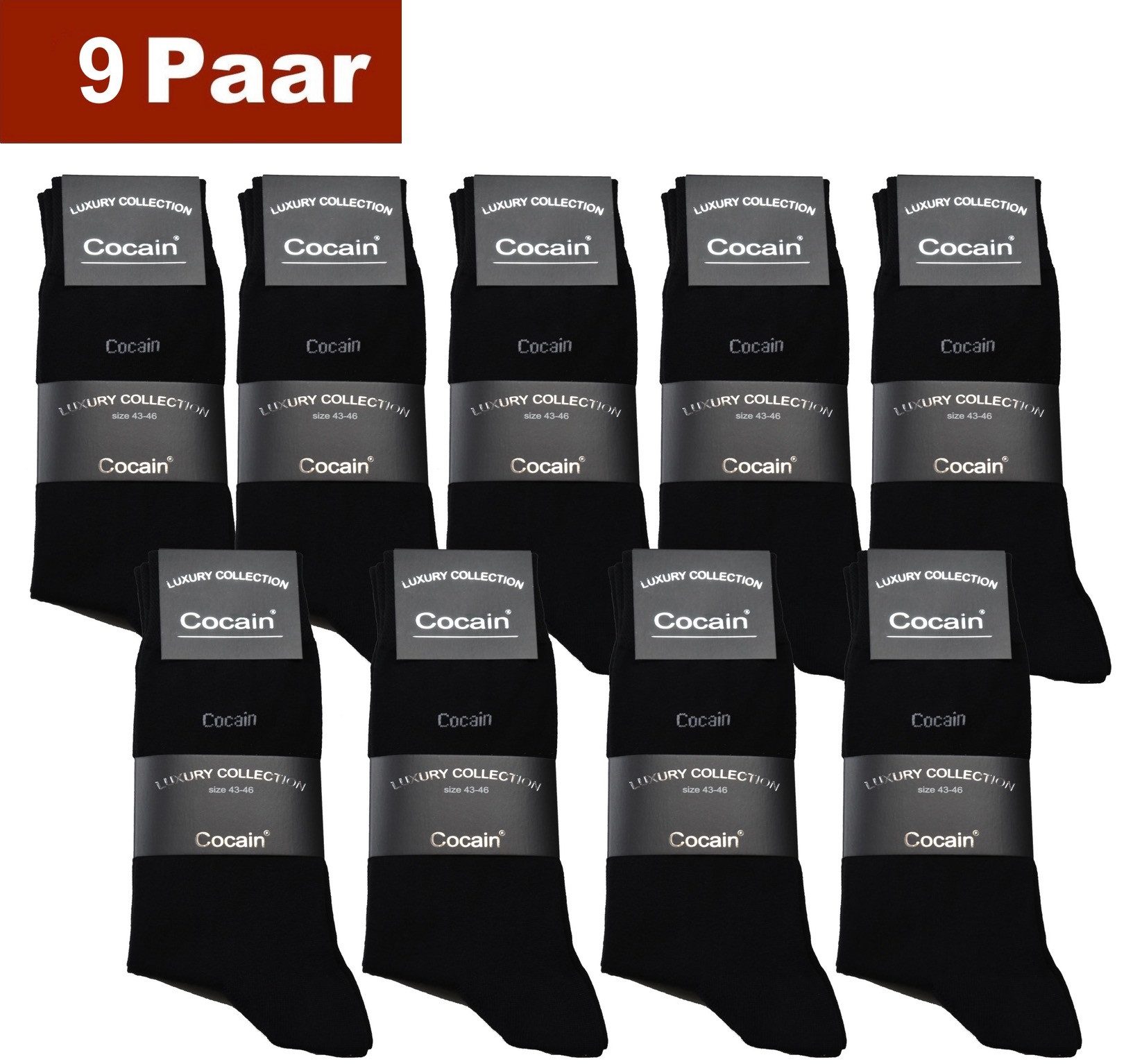 Businesssocken Schwarze Premium Anzugsocke 200 Nadel Socken schwarz glatt ohne Naht