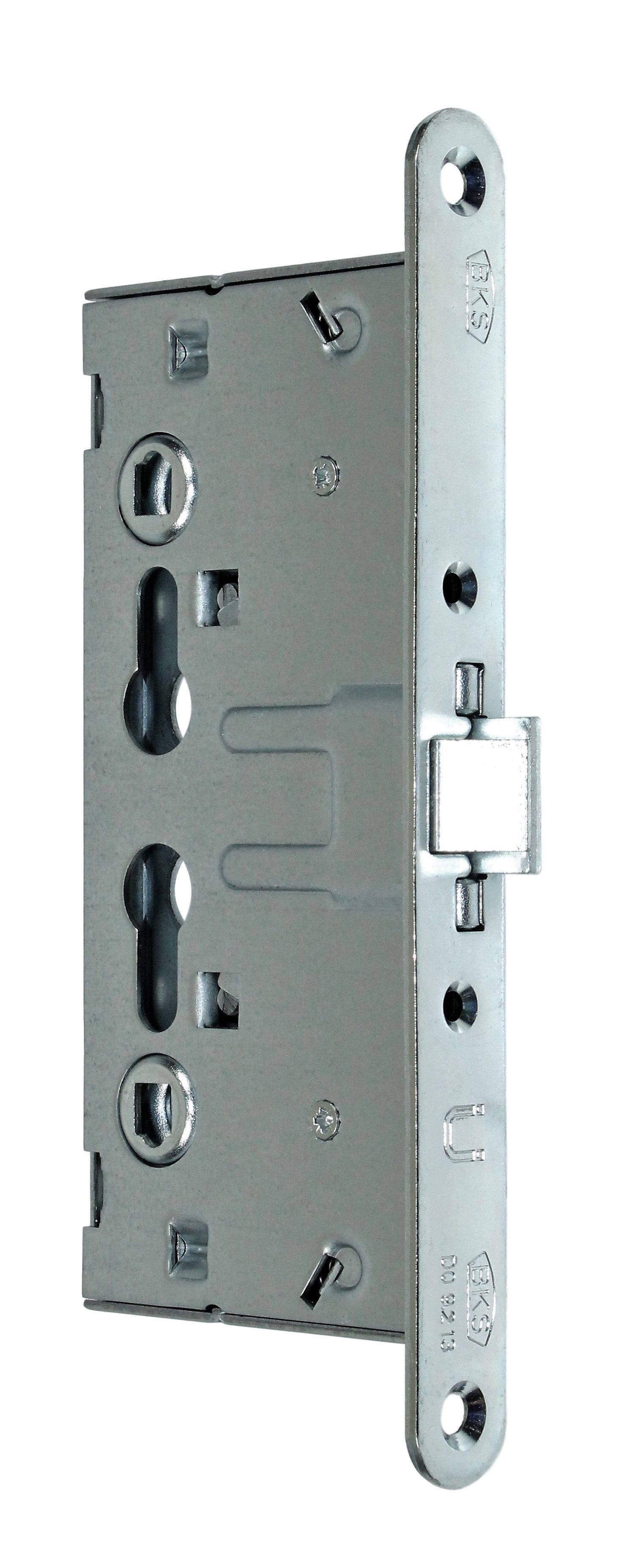 BKS Einsteckschloss BKS FH-Schloss für PZ, DIN R/L, 65/72/9, Stulp: abgerundet, 24x3x235mm, Dornmaß 65 mm