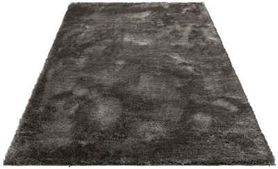 Hochflor-Teppich Mikro Soft Super, my home, rechteckig, Höhe: 50 mm, besonders weich durch Mikrofaser, extra flauschig, einfarbig, weich