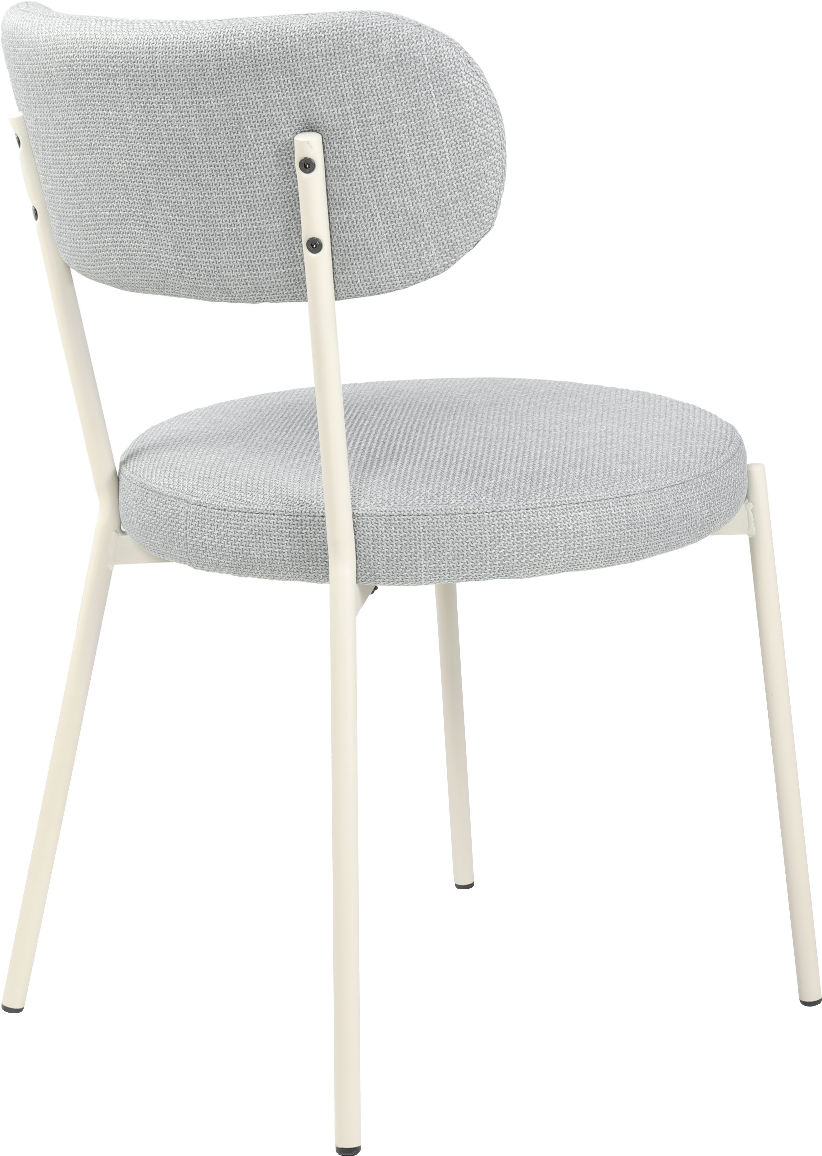 TOM TAILOR HOME 4-Fußstuhl SOFT PAD CHAIR (Set, 2 St), Esszimmerstuhl, 4-Fußgestell, mit Rückenausschnitt