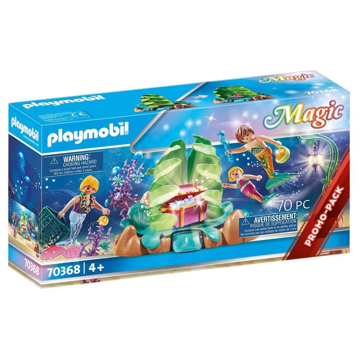 Playmobil® Spielwelt PLAYMOBIL® 70368 - Magic - Spielset, Korallen-Lounge  der Meerjungfrau, Magischer Unterwasser-Spaß