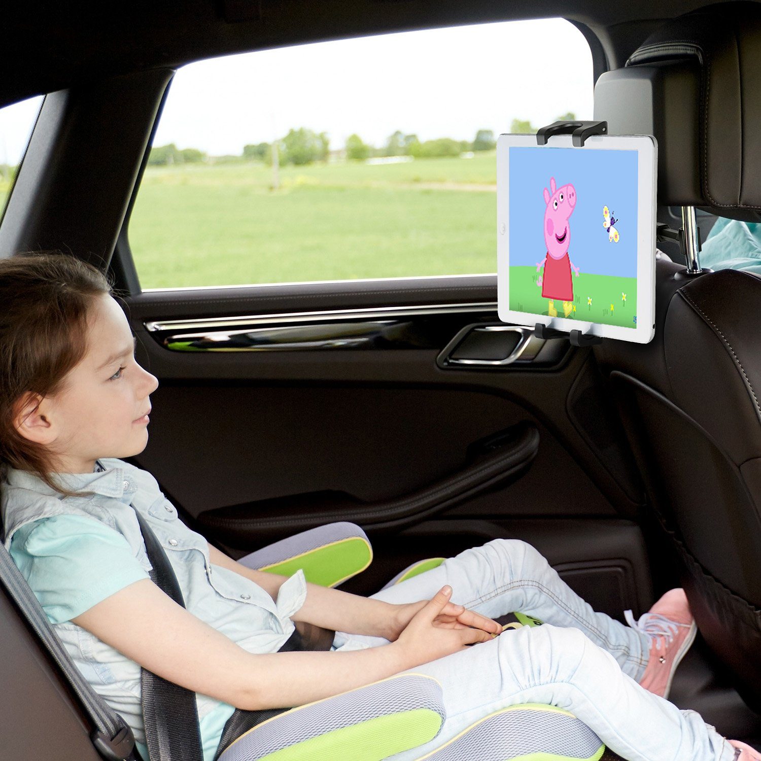 Wicked Chili Tablet-Halterung Tablet Auto Halterung für Amazon Fire HD Lenovo Switch, (bis 13 Zoll, 1er Set, 1-tlg., Tablet Halterung Auto für Kopfstützen, kompatibel mit iPad, Switch, Sa)