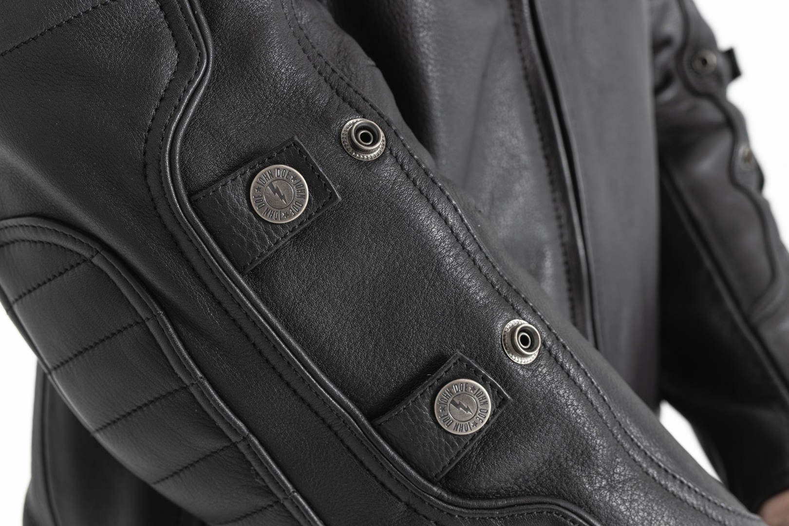 John Doe Motorradjacke Technical XTM Motorrad Lederjacke Atmungsaktiv