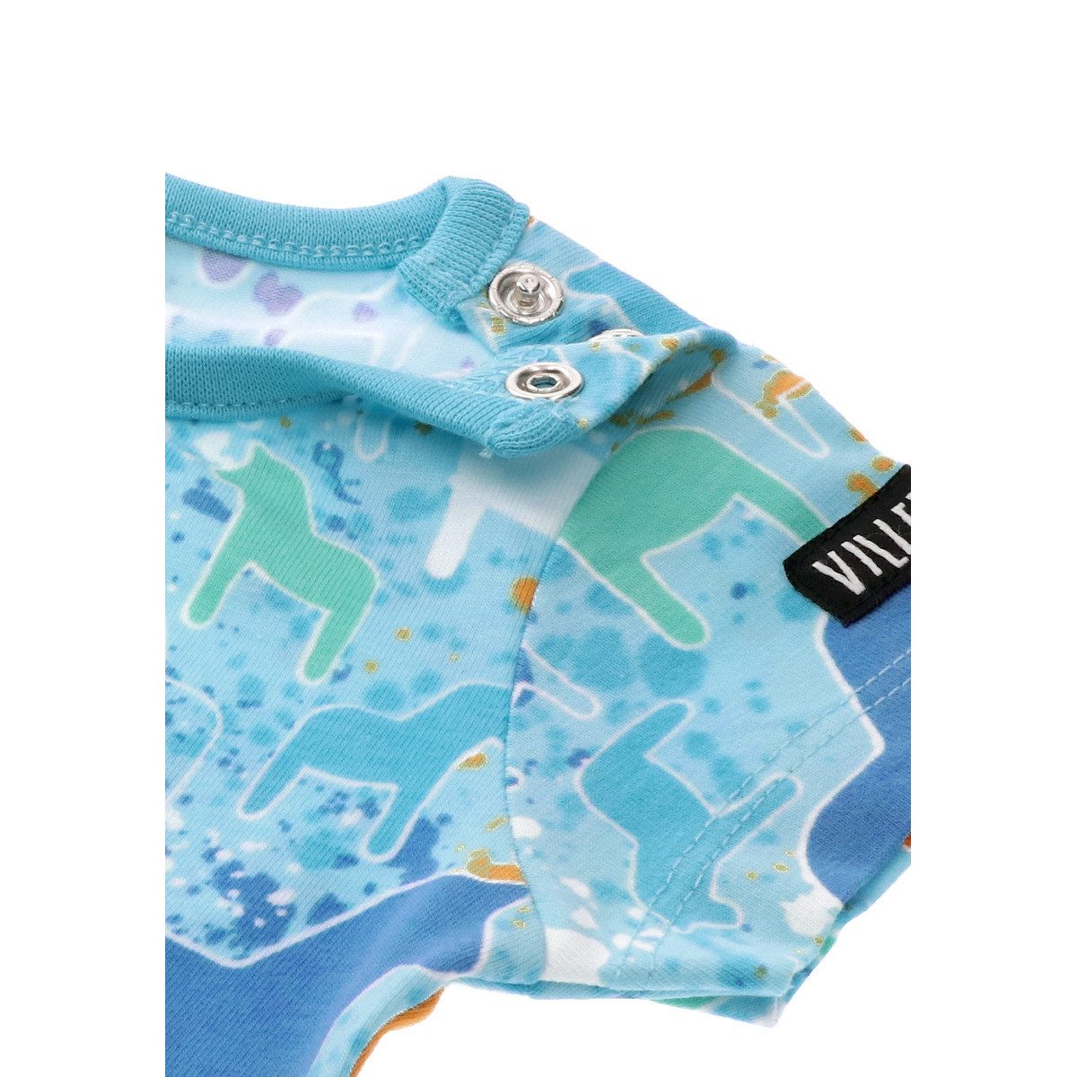 Villervalla Kurzarmbody Dala Unisex Kinder (1-tlg) Kleidbody, Body mit Rock, Bodysuit-Kleid, Bodykleidchen, Body-Dress