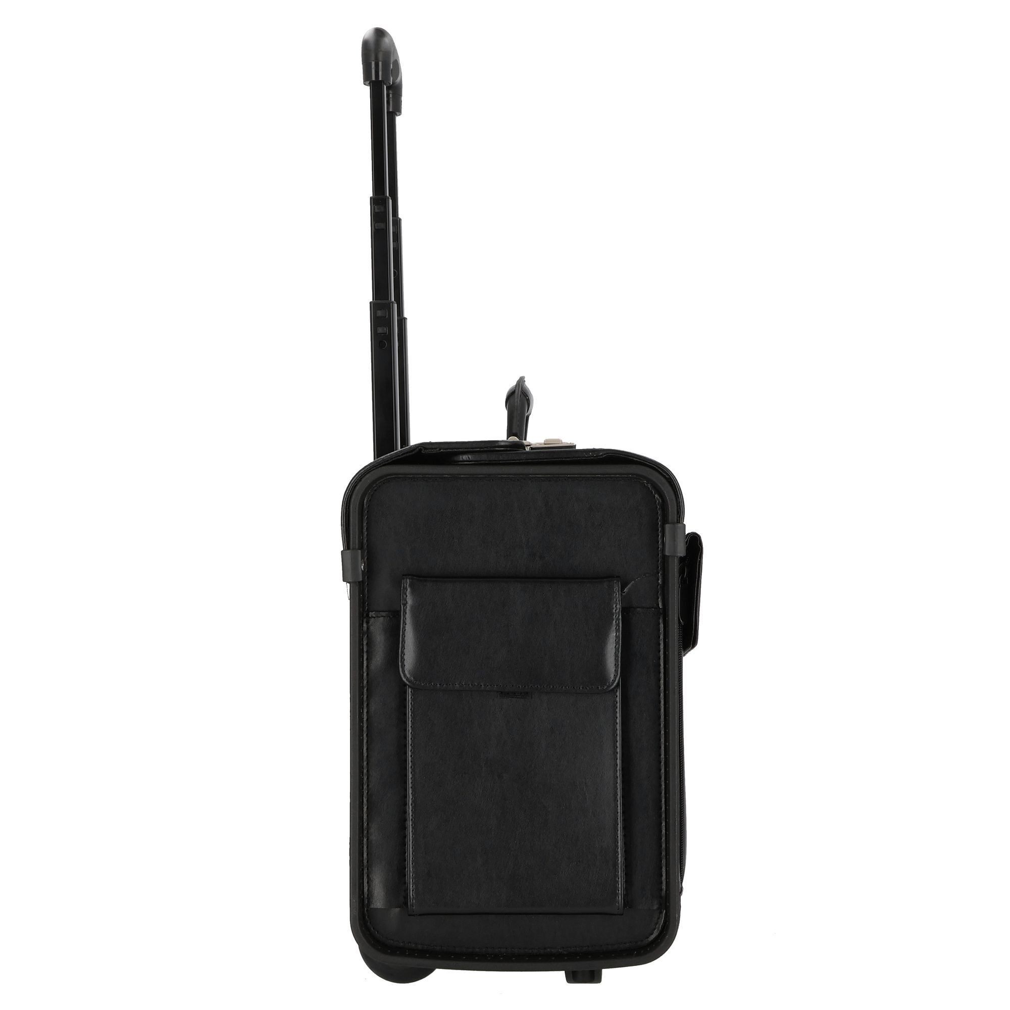 Dermata Pilotenkoffer, 2 Rollen, Leder