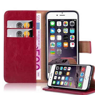 Cadorabo Handyhülle »Luxury Book«, Hülle für Apple iPhone 6 / 6S Klappbare Handy Schutzhülle - mit Standfunktion und Kartenfach