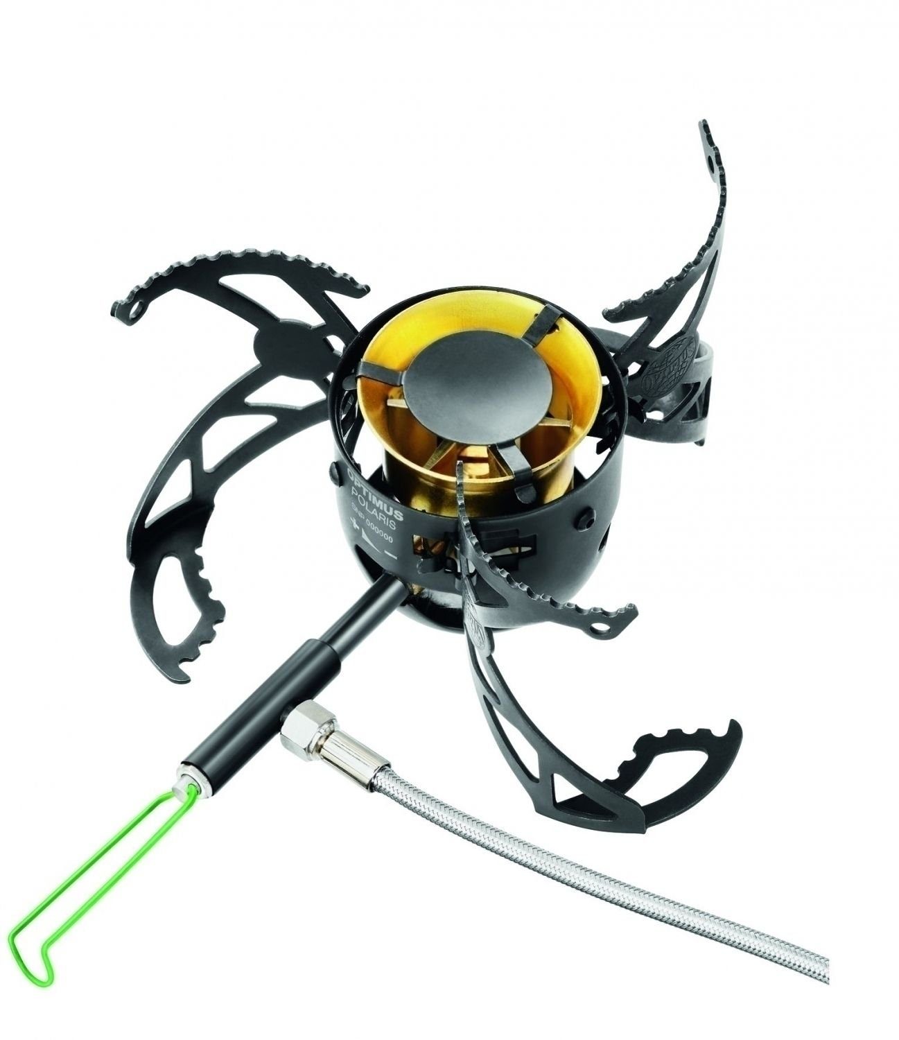 OPTIMUS Gaskocher Optimus Polaris Mehrstoffkocher mit 0,4 Liter Brennstoffflasche