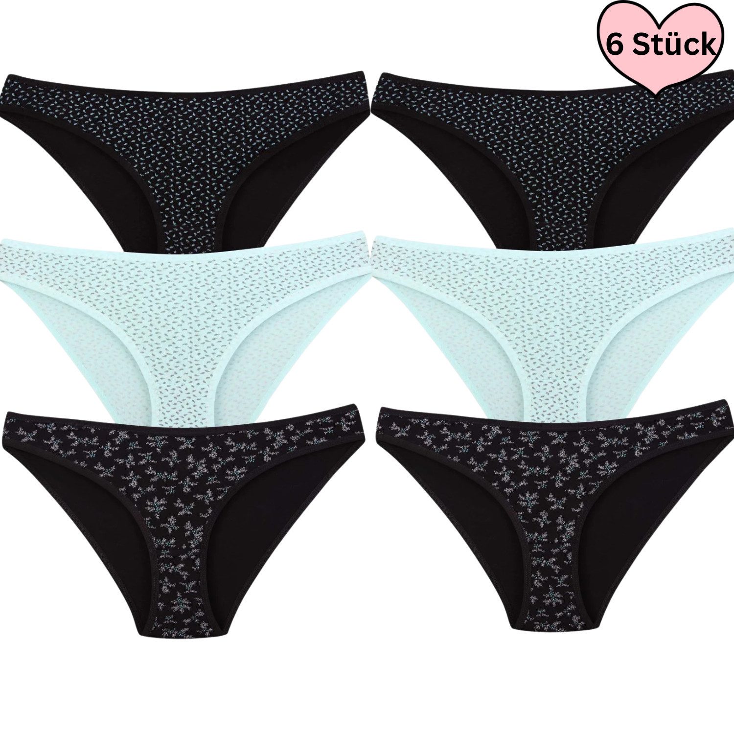 Dominant Funktionsunterhose Damenunterwäsche (Packung, 6-St) aus elastische günstig online kaufen