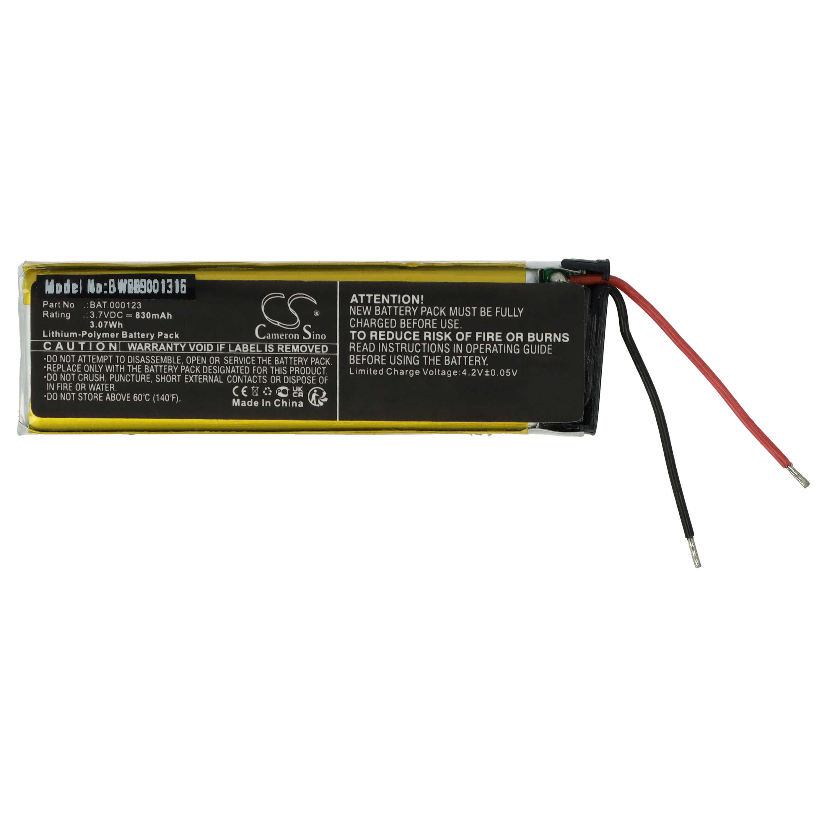 vhbw passend für Philip Morris IQOS 3 Multi E-Zigarette / Tabakerhitzer Akku Akku Li-Polymer 830 mAh (3,7 V, 1 St), Leistungsfähiger Austausch-Akku für E Zigarette, Verdampfer