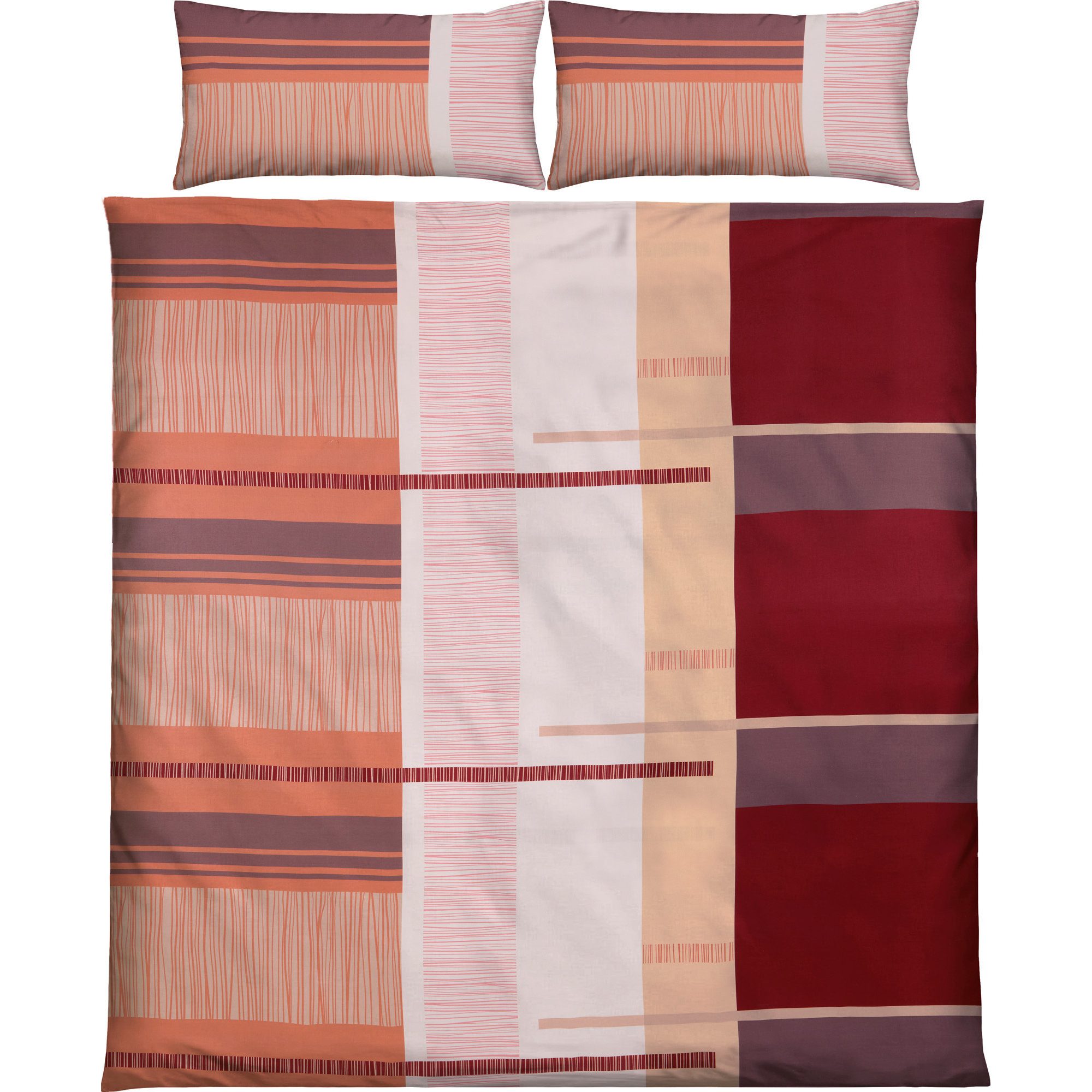 REDBEST Bettwäsche Bettwäsche, Mako-Satin, Satin Grafik günstig online kaufen