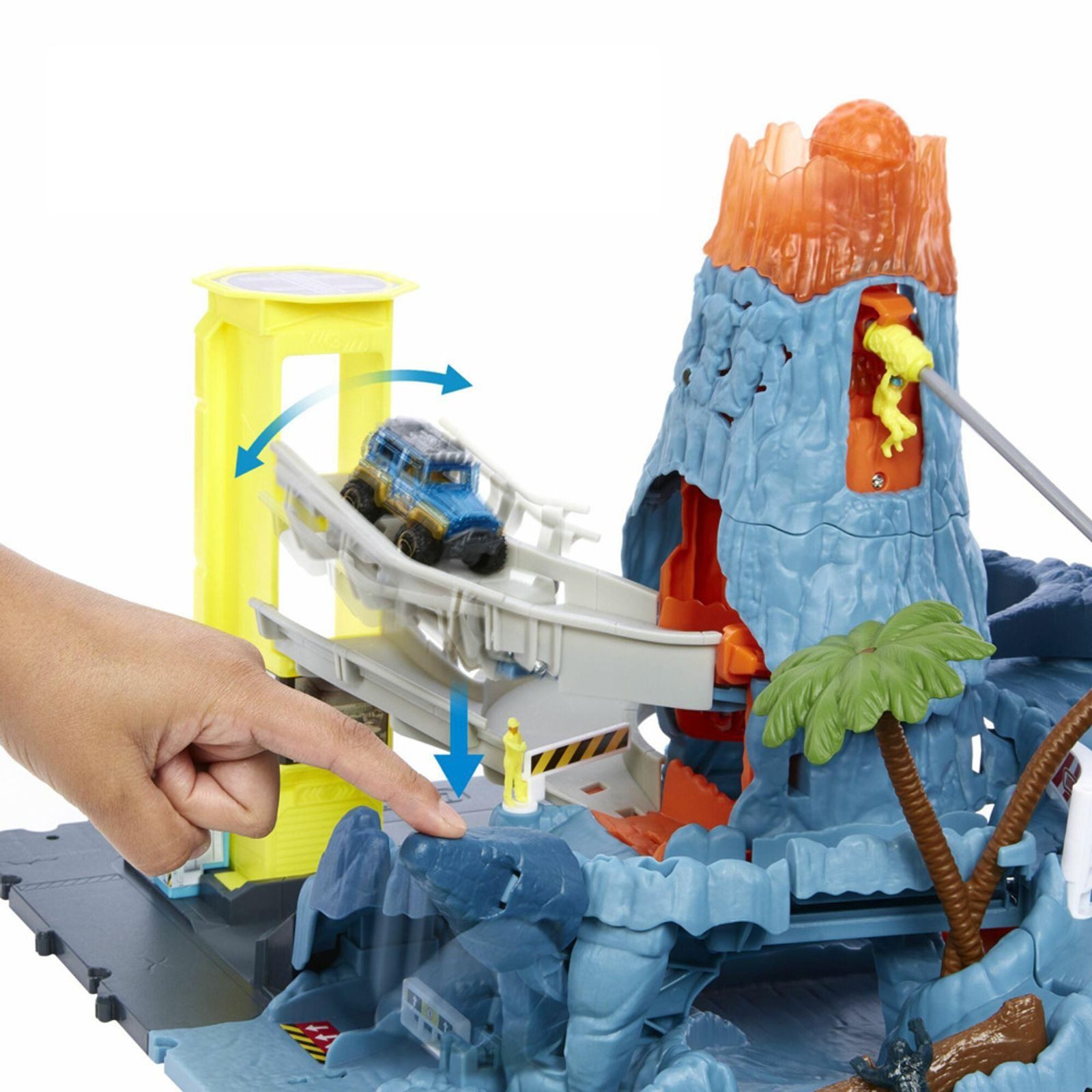 Mattel® Spielzeug-Auto Mattel Matchbox Action Drivers Spielset Vulkanausbruch Spielzeugauto