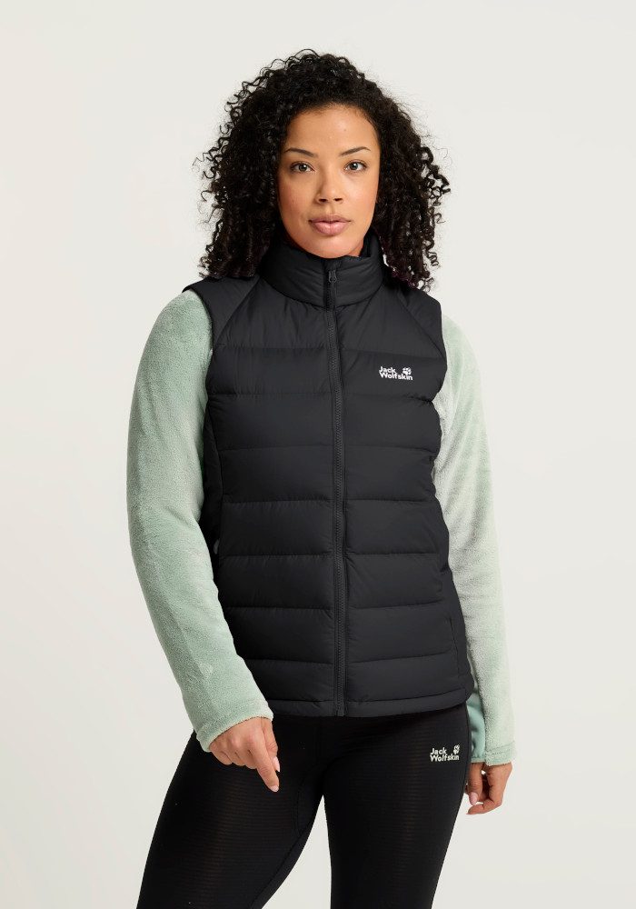 Jack Wolfskin Daunenweste WILD PASS DOWN VEST W RDS Daunenweste, warm, wind- und wasserabweisend