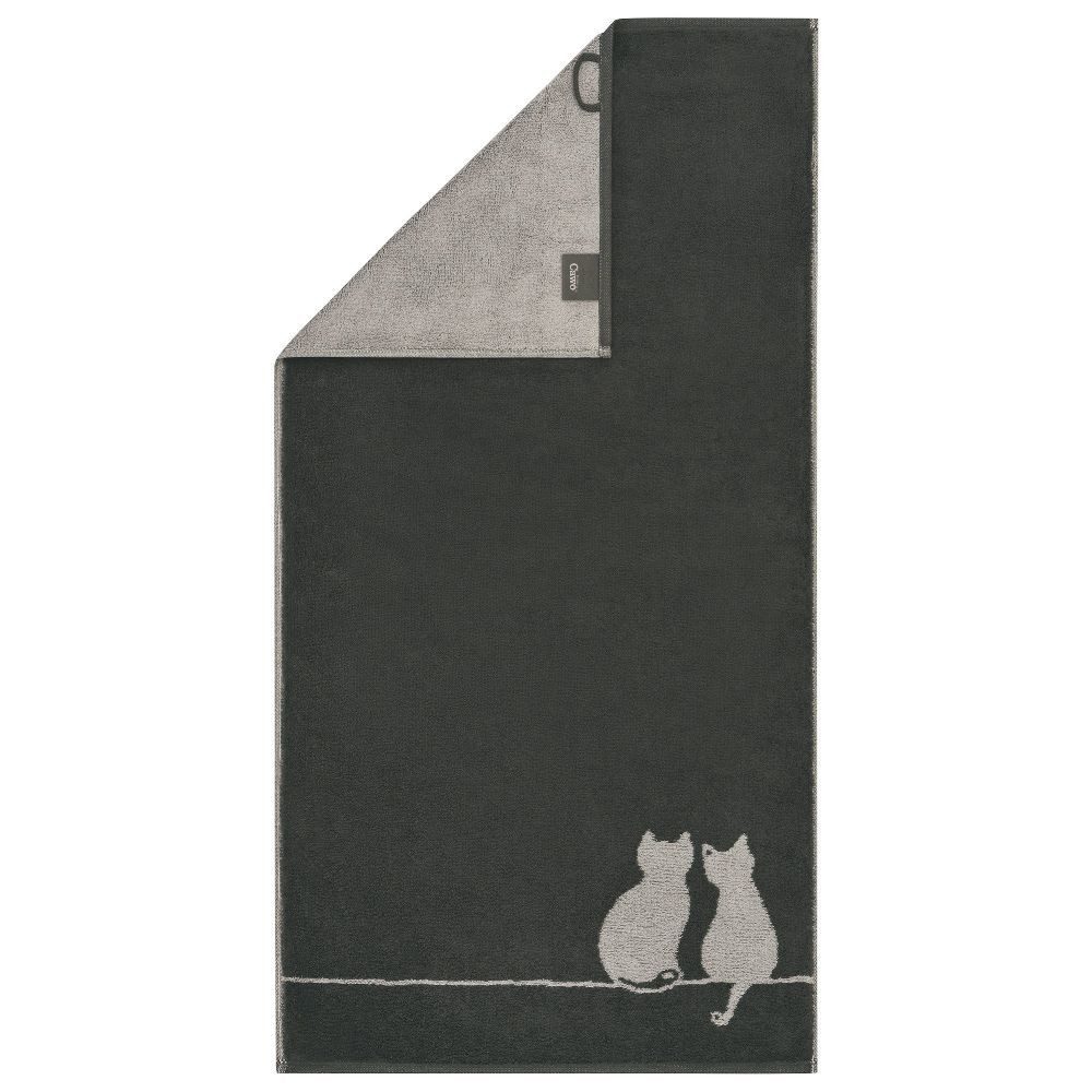 Cawö Handtuch Cawö Handtuchserie Cute Cats Edition You & Me 6263-77, 100% Baumwolle
