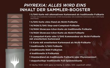 Magic the Gathering Sammelkarte Phyrexia: Alles wird eins Sammler Booster Display Deutsch