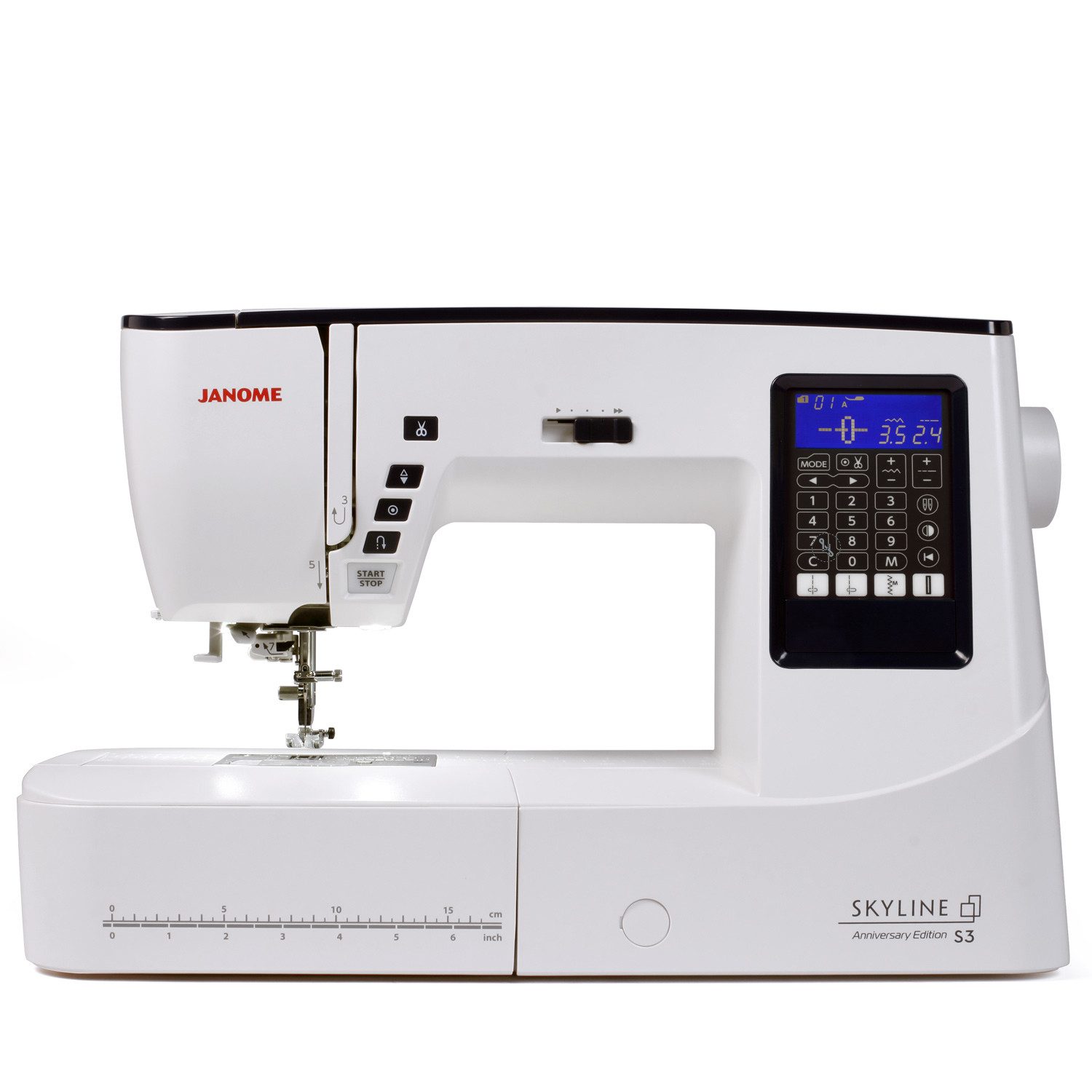 Janome Nähmaschine Skyline S3 Anniversary Edition, 120 Programme