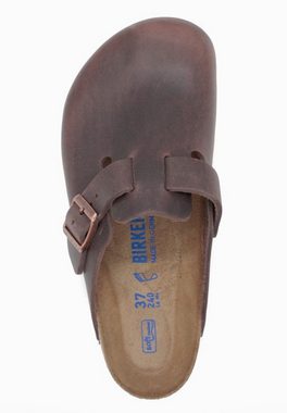 Birkenstock BIRKENSTOCK Clog Boston waxy leather habana 159711 Pantoffel