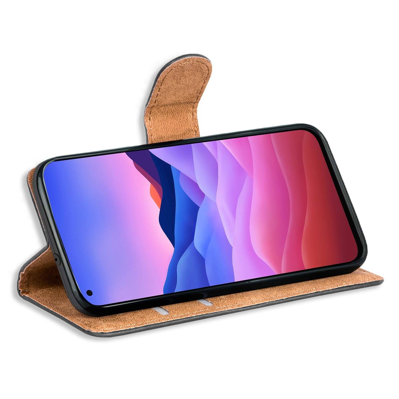CoolGadget Handyhülle Wallet Klapp Tasche Book Case für ZTE Blade V 2020 6,53 Zoll, Hülle Klapphülle Flip Cover Etui Schutzhülle