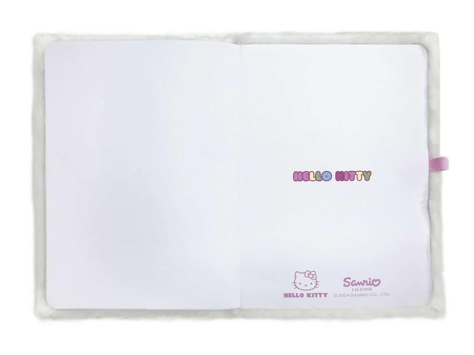 Hello Kitty Notizbuch - Plüsch Set mit radierbarem Gelstift Schreibset