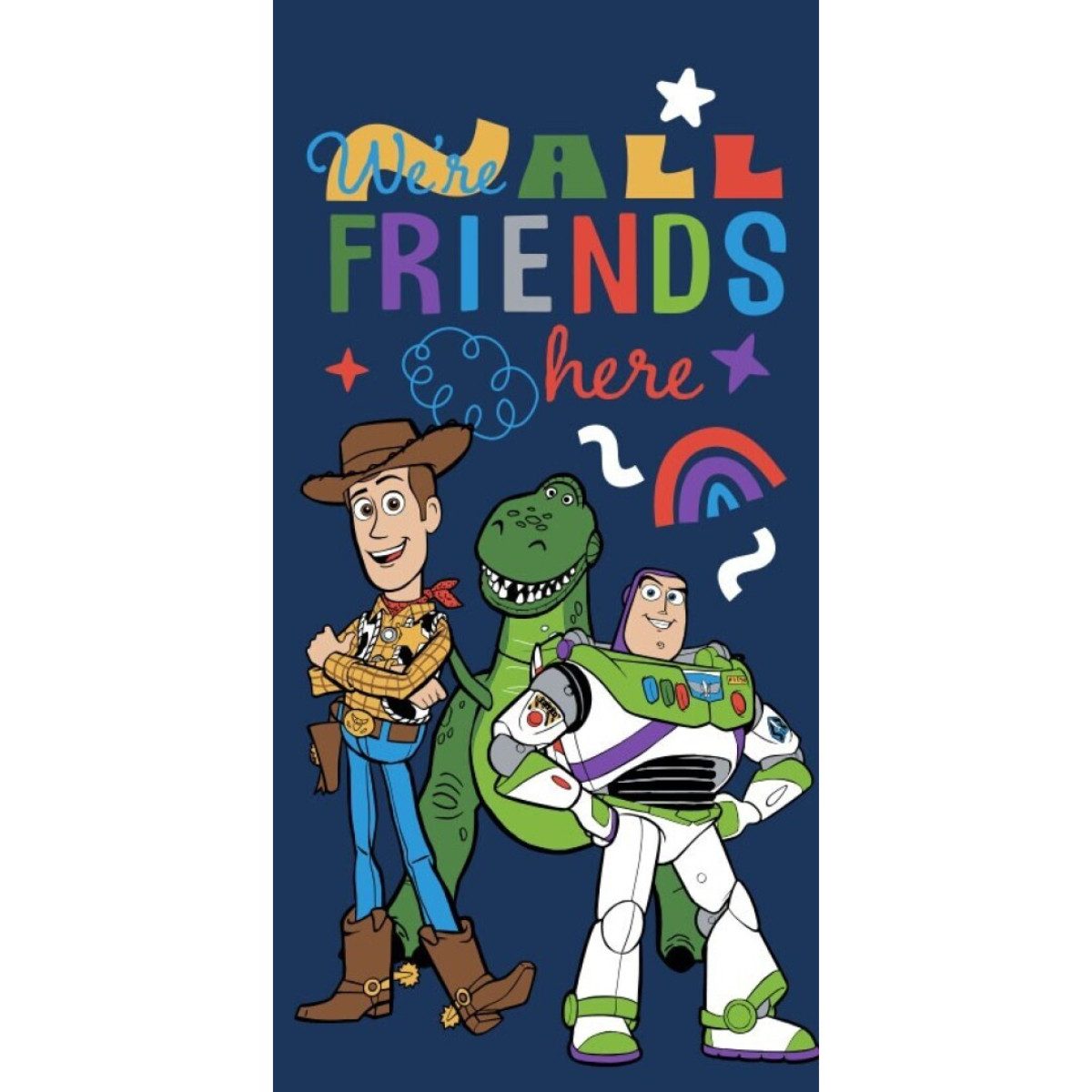 Disney Pixar Toy Story Strandtuch Badetuch 70 × 140 cm leicht und schnelltrocknend