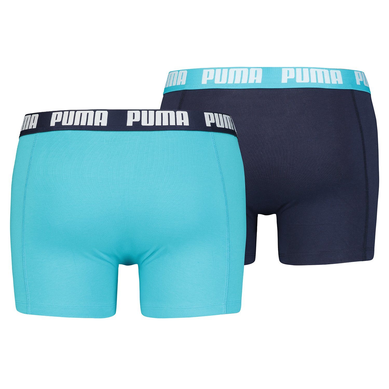 Puma 2-er Set Basic Boxer Blau & Türkis günstig online kaufen