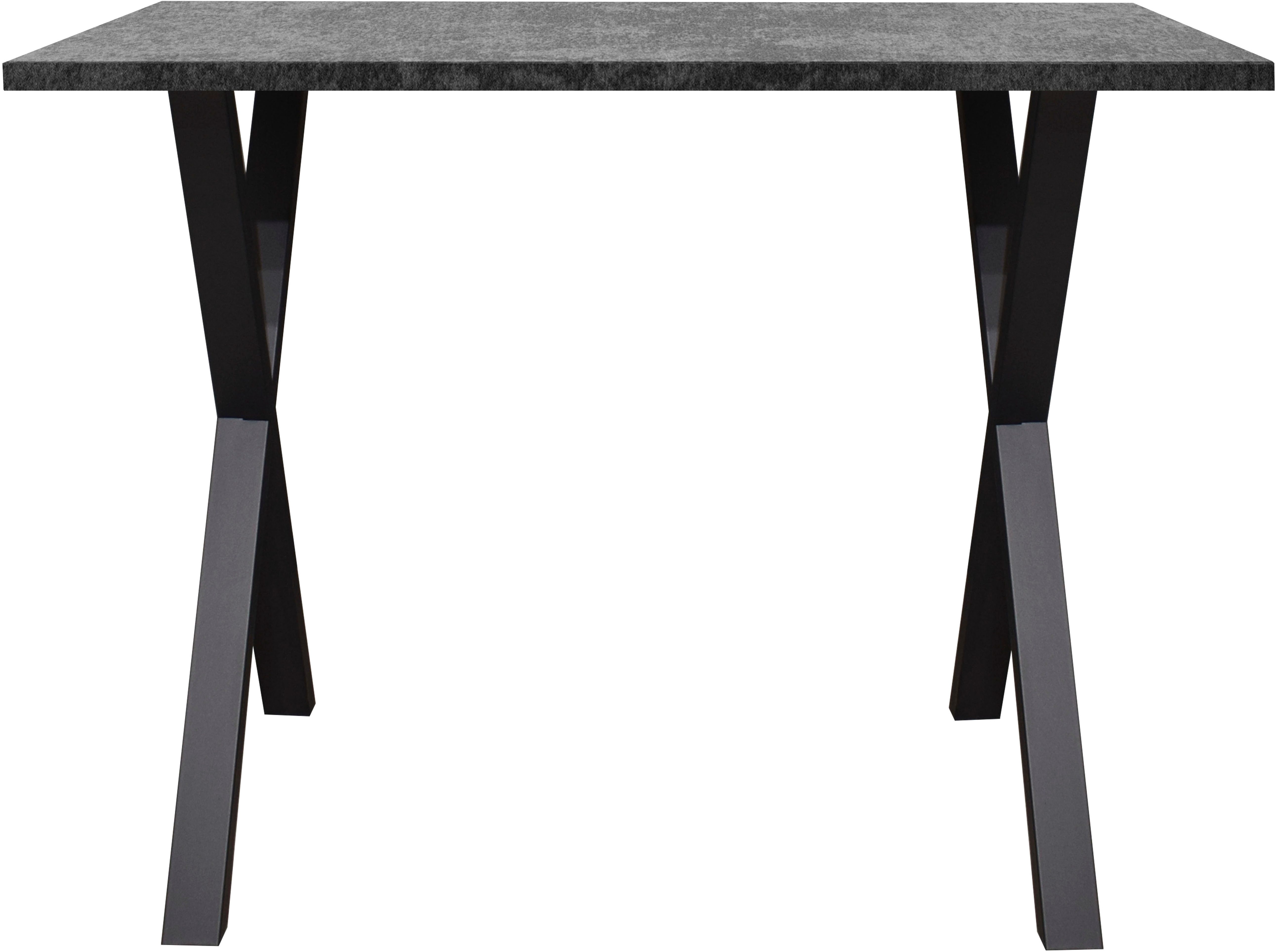 Mäusbacher Tresentisch Bartresentisch Metall, Bartresentisch Metallgestell, Höhe 109 cm