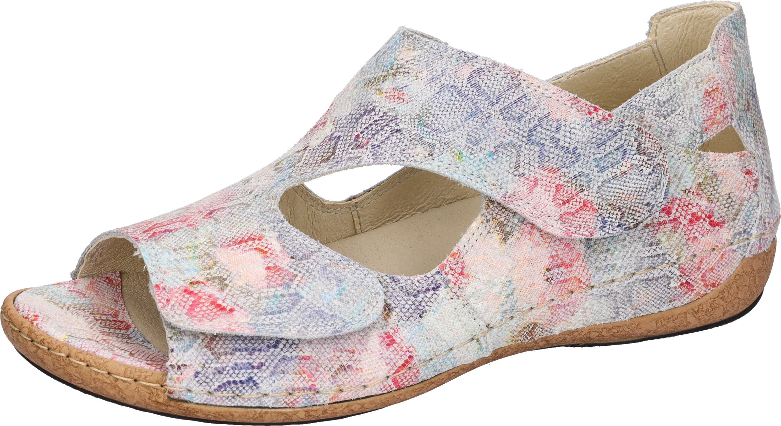Waldläufer Heliett Sandale, Sommerschuh, Sandalette, Keilabsatz, geschlossene Ferse, H-Weite