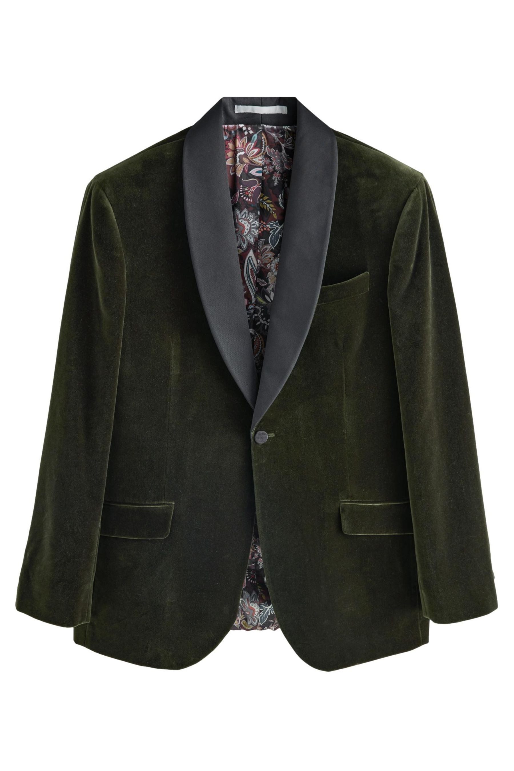 Next Jackenblazer Regular Fit Signature Samtsakko mit Schalkragen (1-tlg)