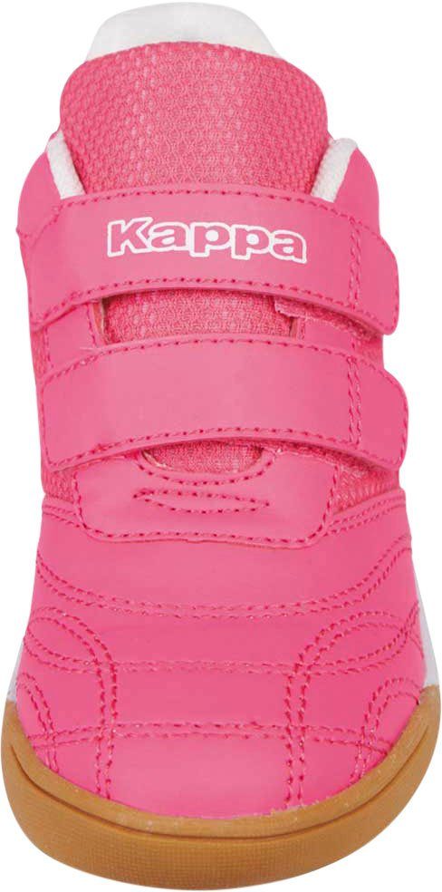 Klettverschluss Kappa mit pink Hallenschuh