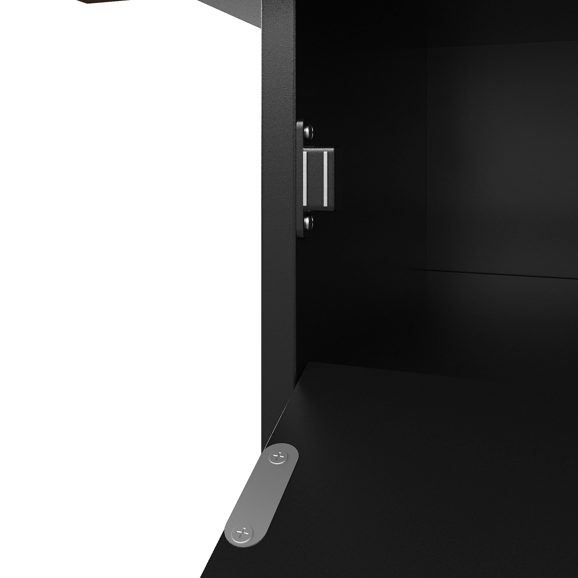 KLAM HOME Kommode Sideboard Küchenschrank Beistellschrank Aufbewahrungsschrank, Anrichte Standschrank für Wohnzimmer