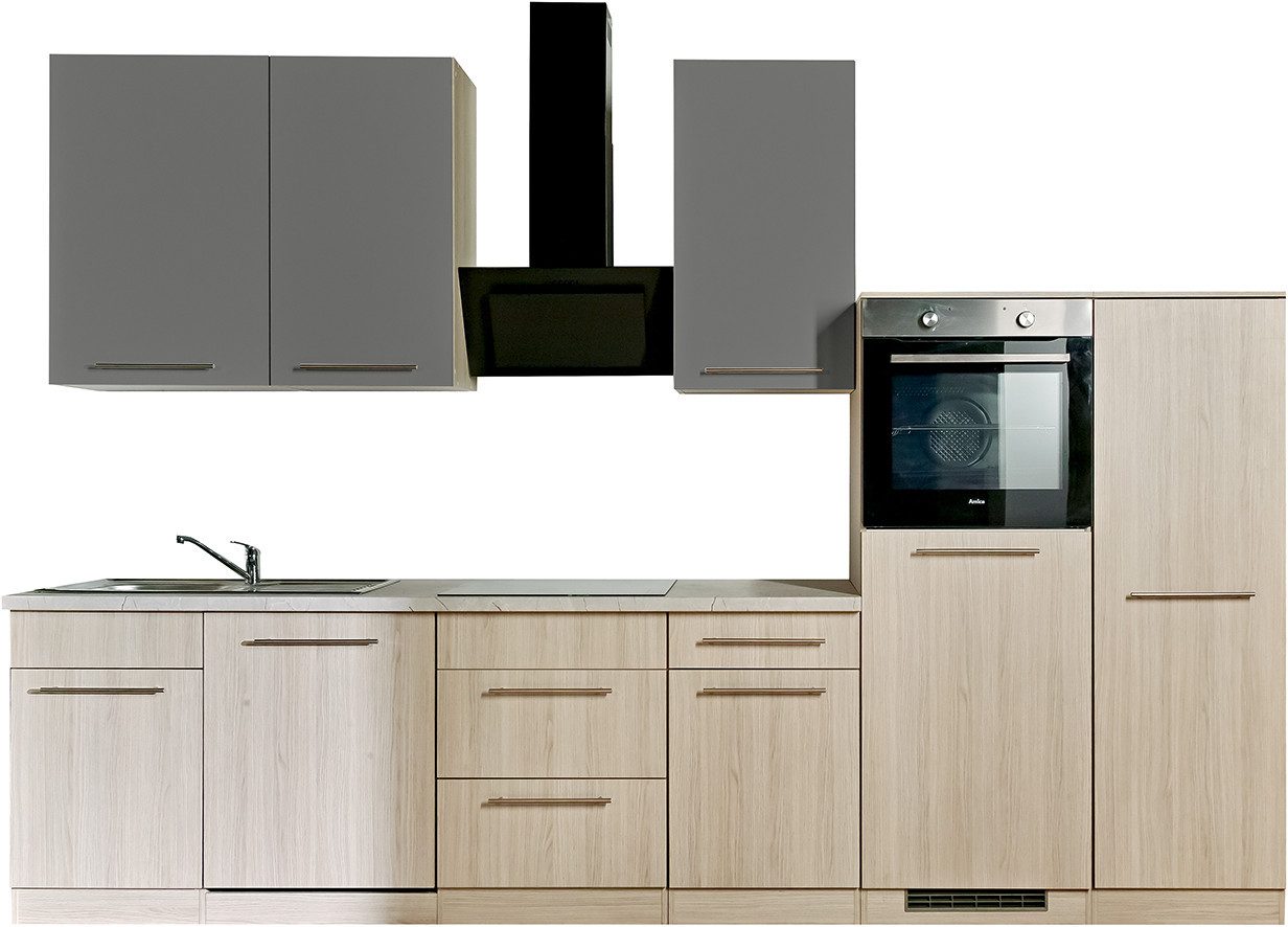 wiho Küchen Küche Filo, wahlweise mit E-Geräten, Breite 330 cm