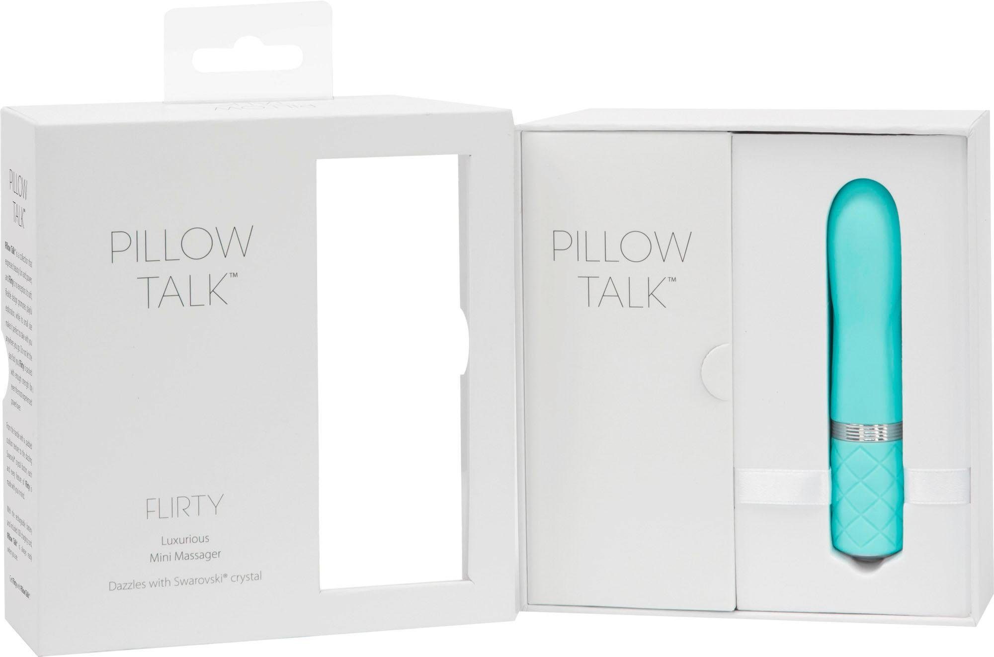 Pillow Talk Vibrator Pillow Minivibrator Talk Flirty hellgrün